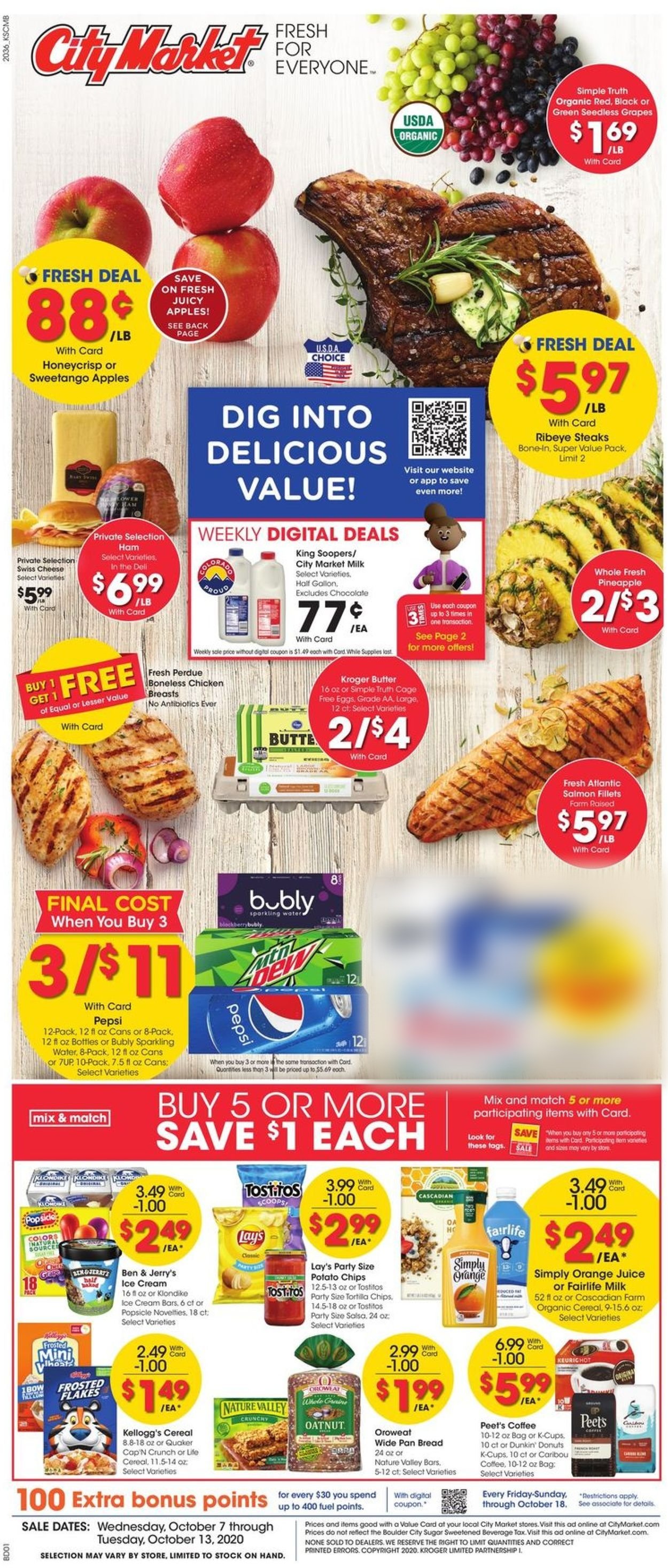 City Market Weekly Ad Circular - valid 10/07-10/13/2020