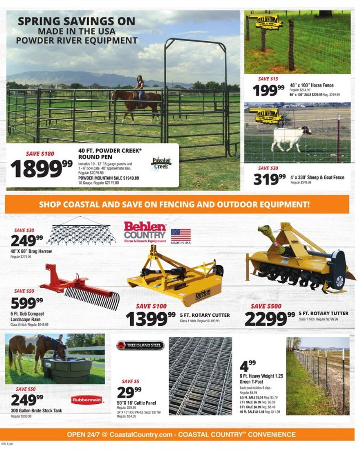 Coastal Farm & Ranch Weekly Ad Circular - valid 03/30-04/05/2022 (Page 9)