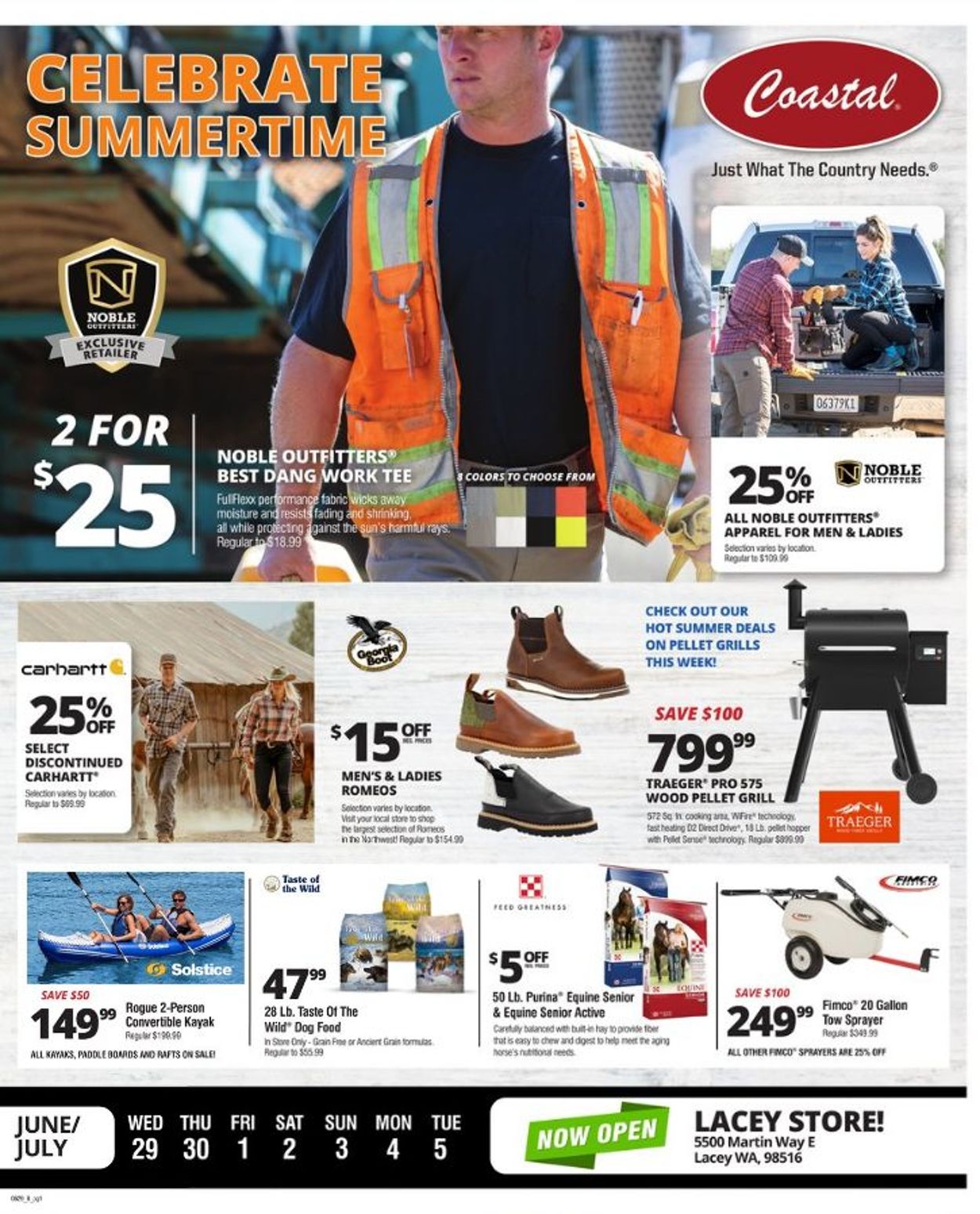 Coastal Farm & Ranch Weekly Ad Circular - valid 06/29-07/05/2022