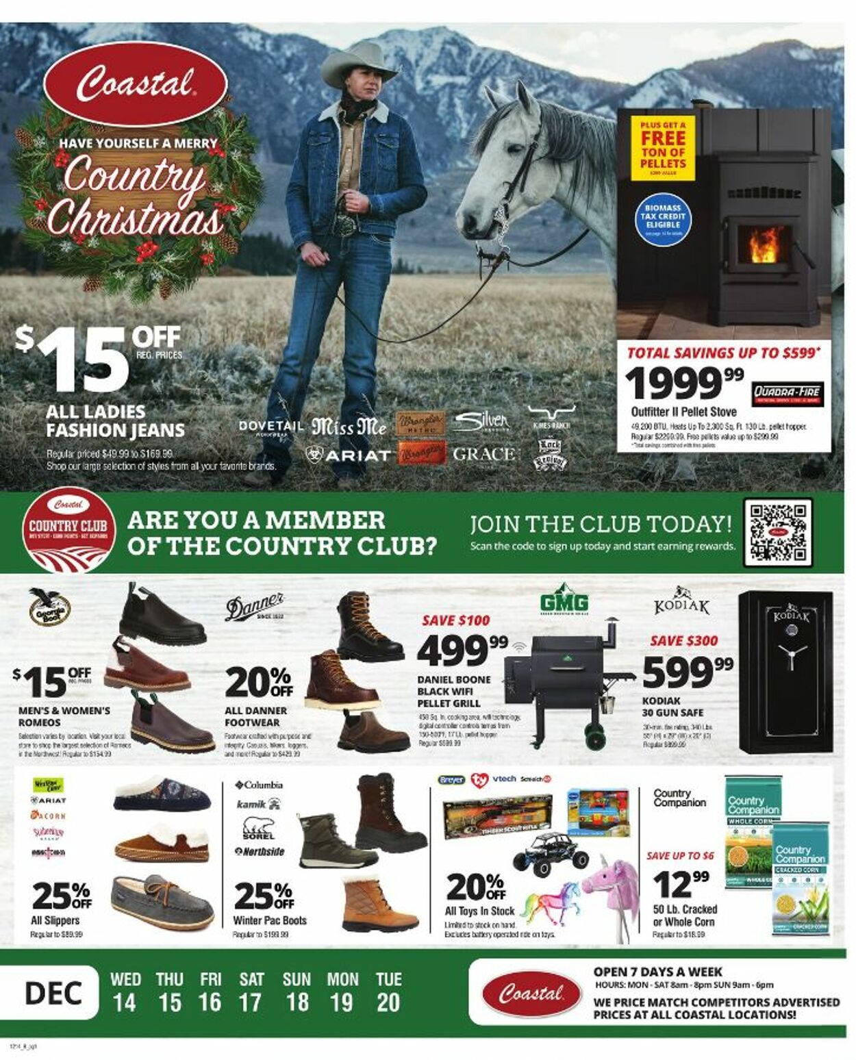 Coastal Farm & Ranch Weekly Ad Circular - valid 12/14-12/20/2022