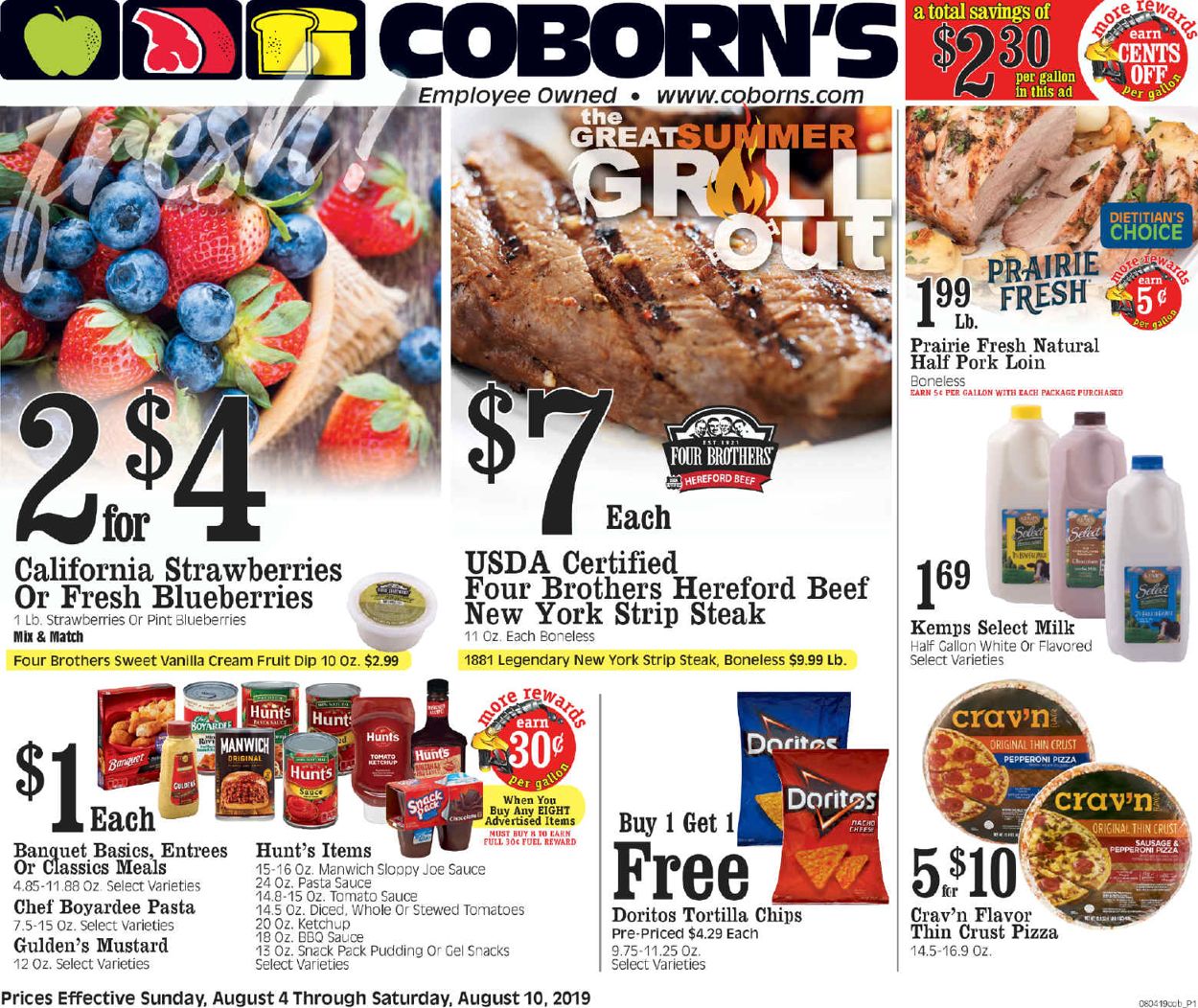 Coborn's Weekly Ad Circular - valid 08/04-08/10/2019