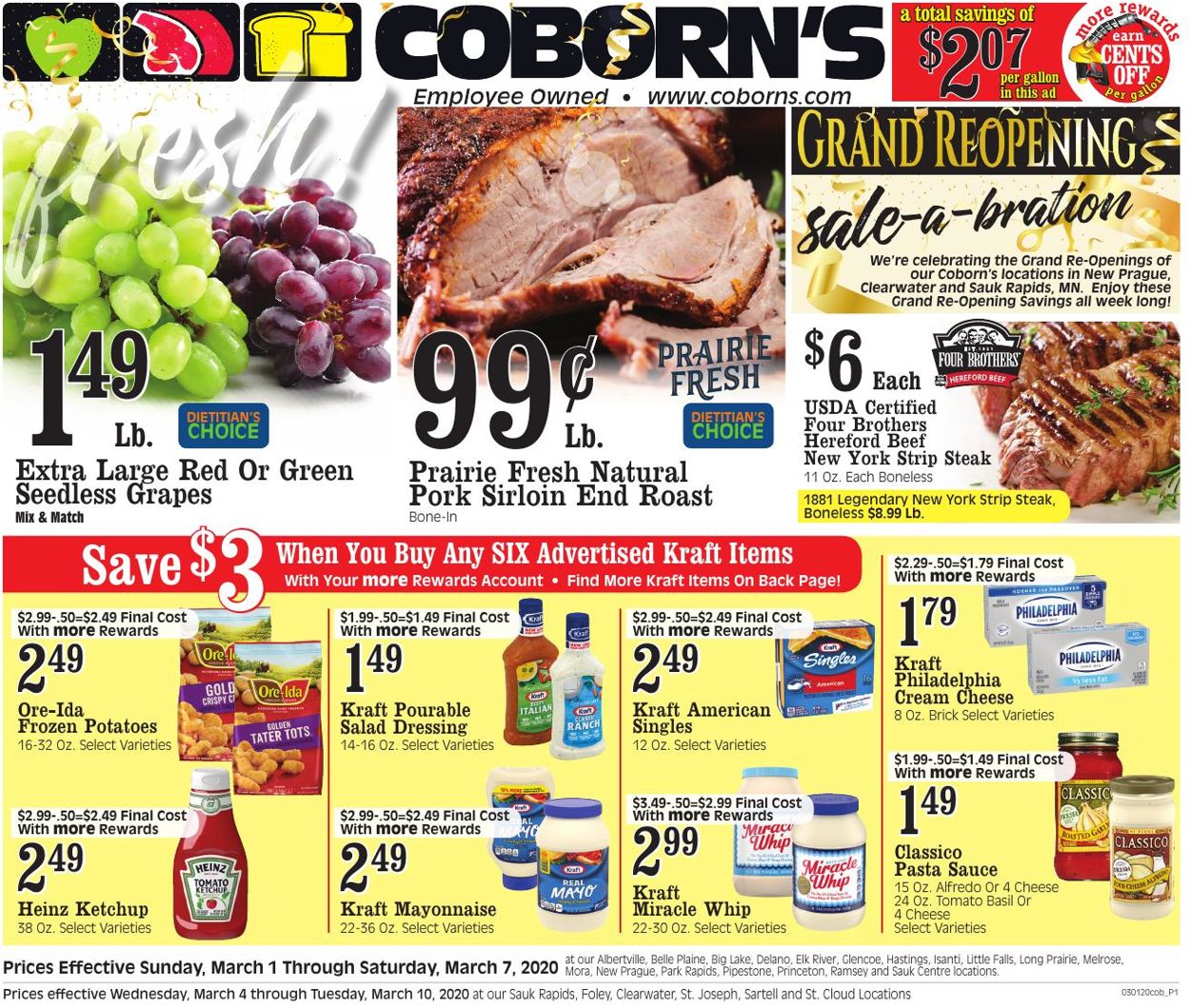 Coborn's Weekly Ad Circular - valid 03/01-03/10/2020