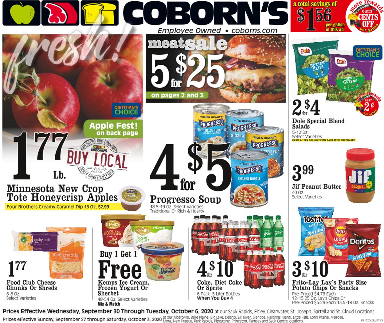 Coborn's Weekly Ad Circular - valid 09/30-10/06/2020