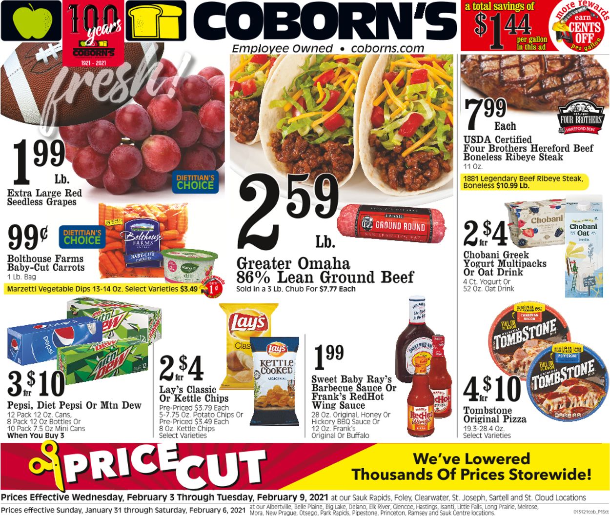Coborn's Weekly Ad Circular - valid 02/03-02/09/2021