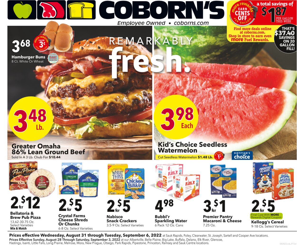Coborn's Weekly Ad Circular - valid 09/01-09/07/2022