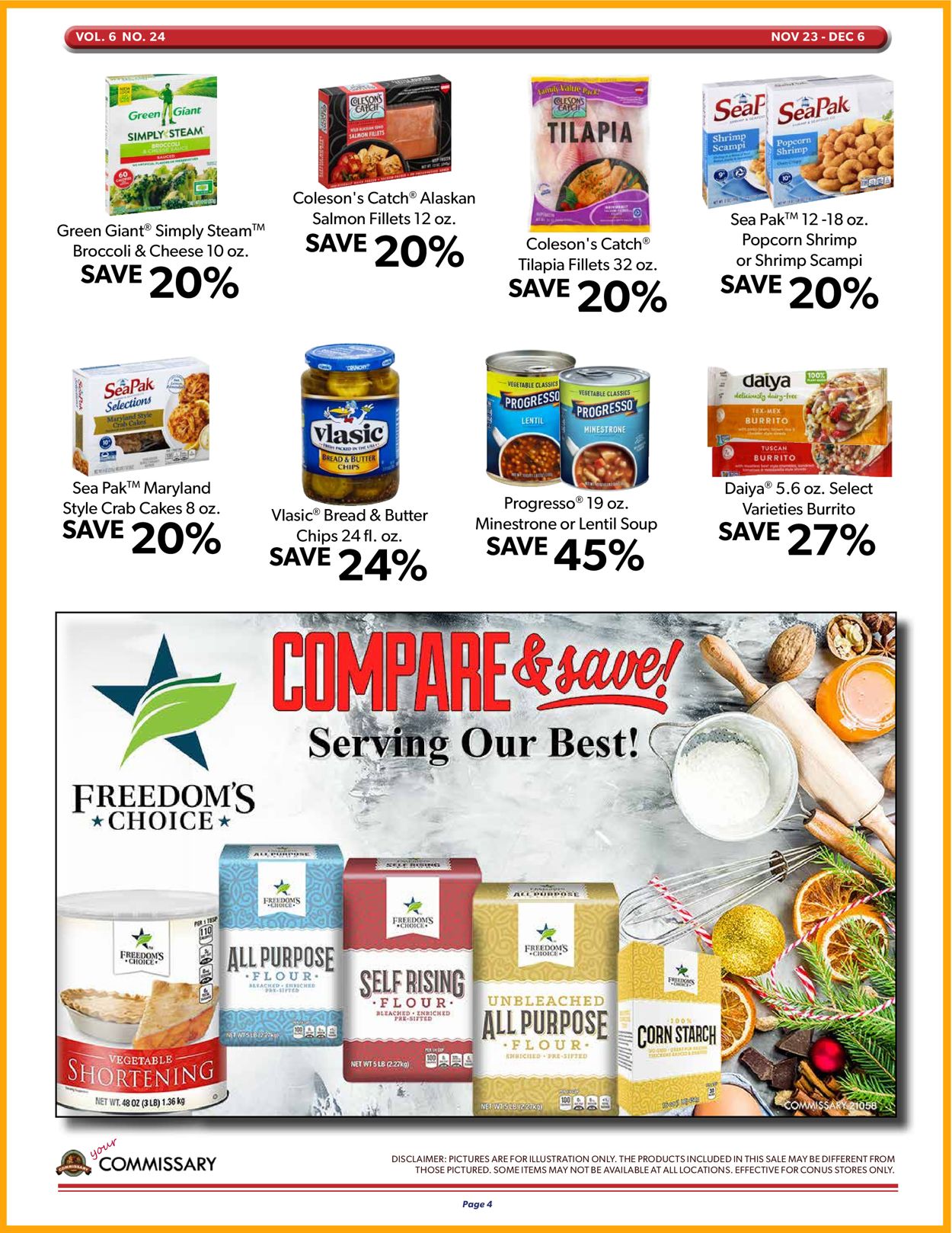 Commissary Thanksgiving 2020 Weekly Ad Circular - valid 11/23-12/06/2020 (Page 4)