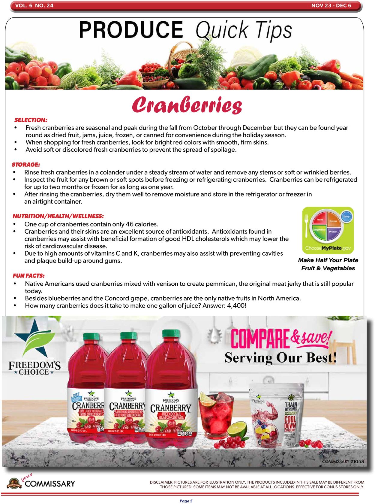 Commissary Thanksgiving 2020 Weekly Ad Circular - valid 11/23-12/06/2020 (Page 5)