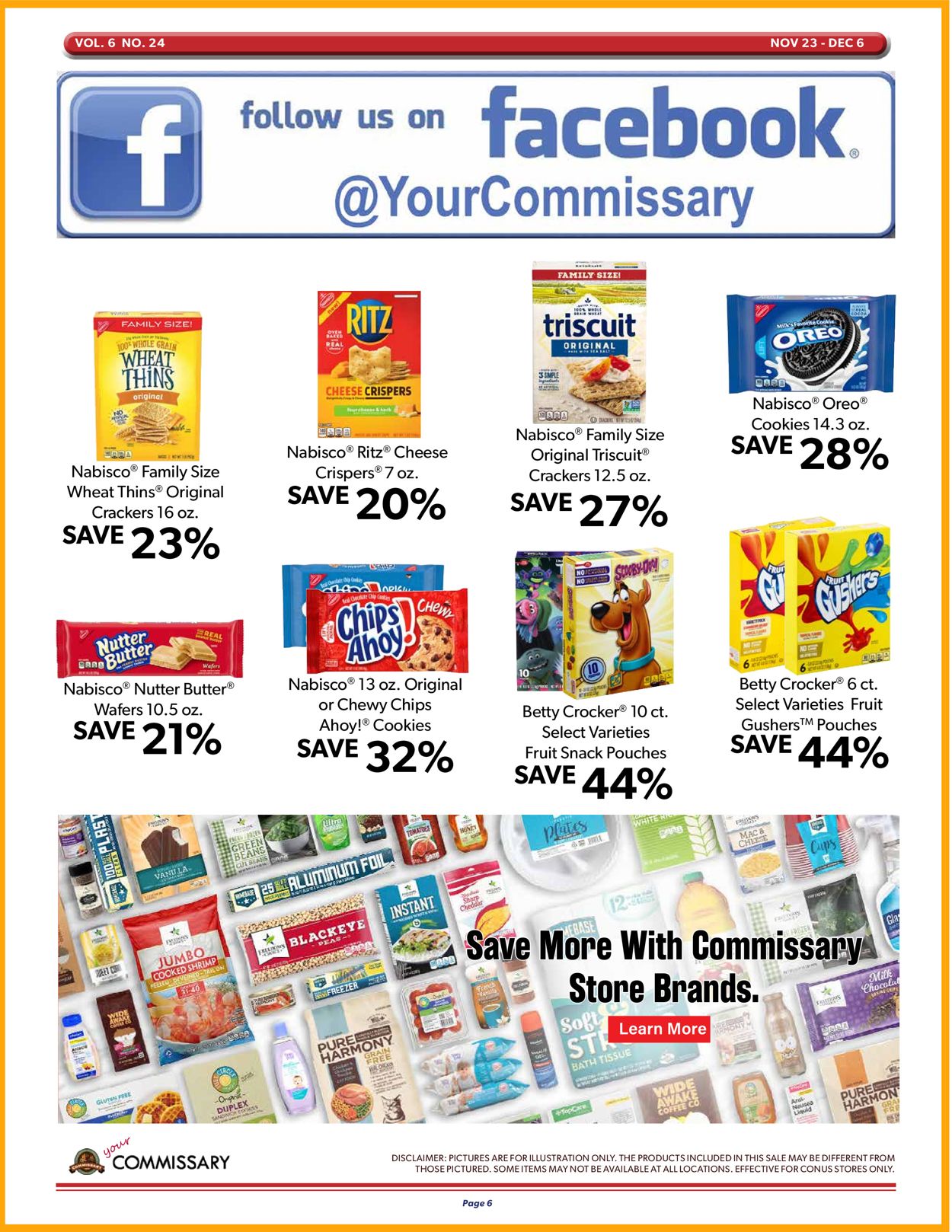 Commissary Thanksgiving 2020 Weekly Ad Circular - valid 11/23-12/06/2020 (Page 6)