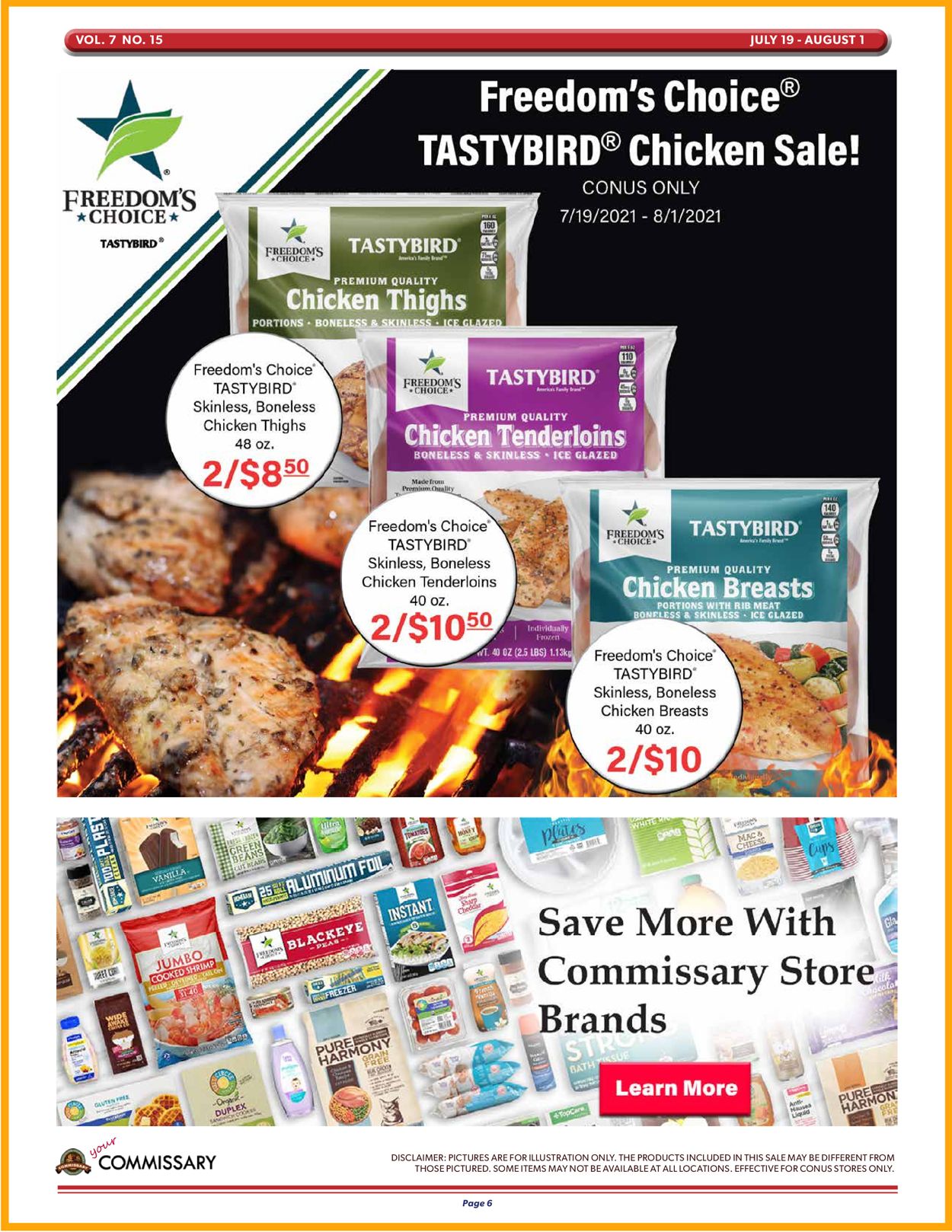 Commissary Weekly Ad Circular - valid 07/19-08/01/2021 (Page 6)