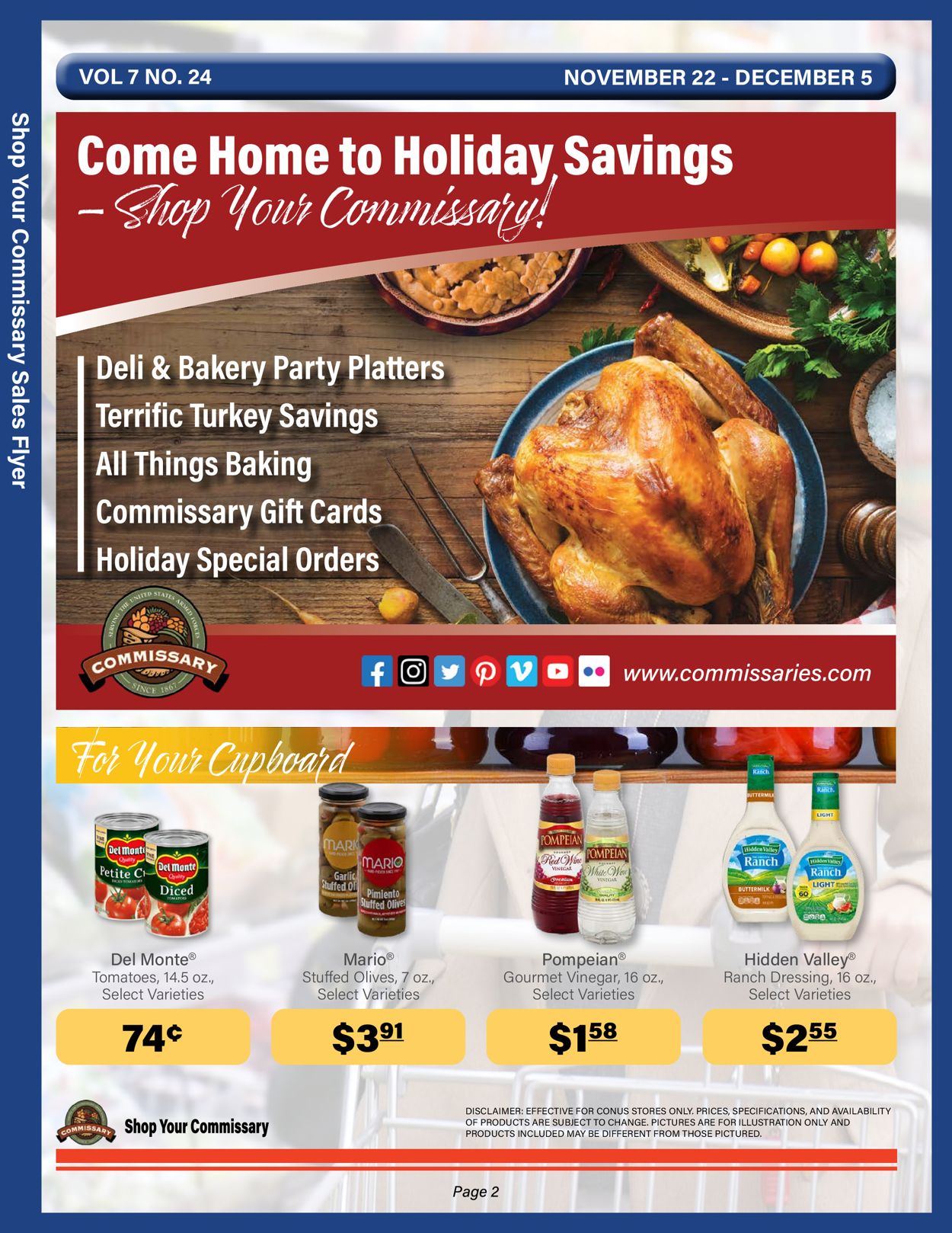 Commissary THANKSGIVING Weekly Ad Circular - valid 11/22-12/05/2021 (Page 2)