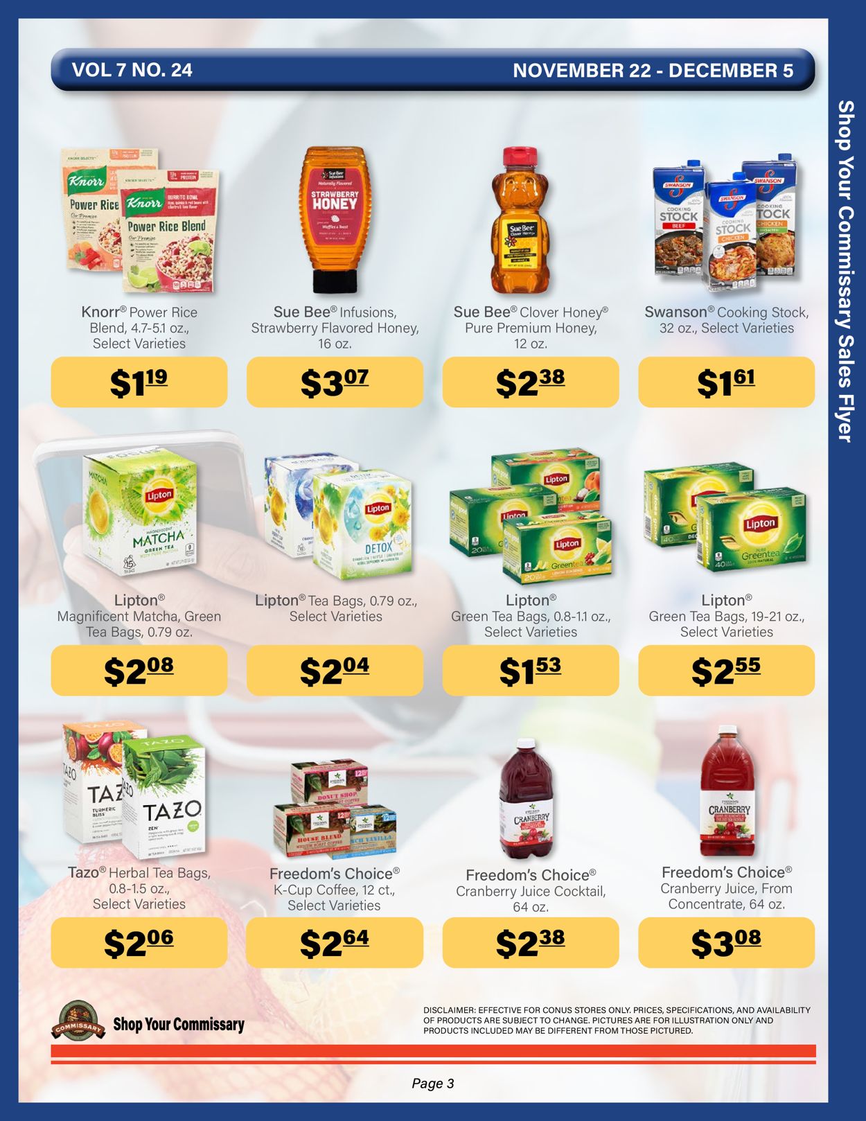 Commissary THANKSGIVING Weekly Ad Circular - valid 11/22-12/05/2021 (Page 3)