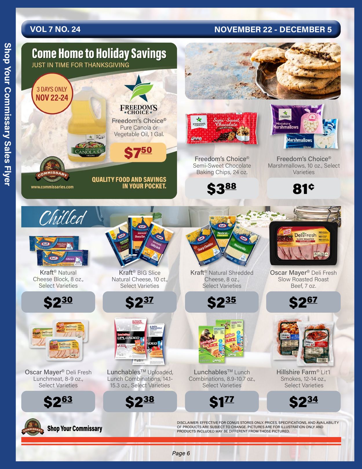 Commissary THANKSGIVING Weekly Ad Circular - valid 11/22-12/05/2021 (Page 6)