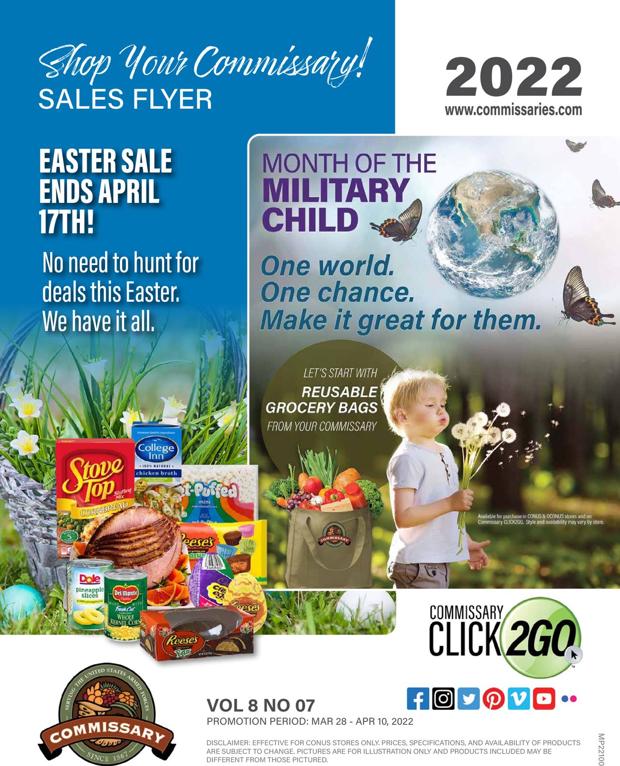 Commissary EASTER 2022 Weekly Ad Circular - valid 03/28-04/10/2022