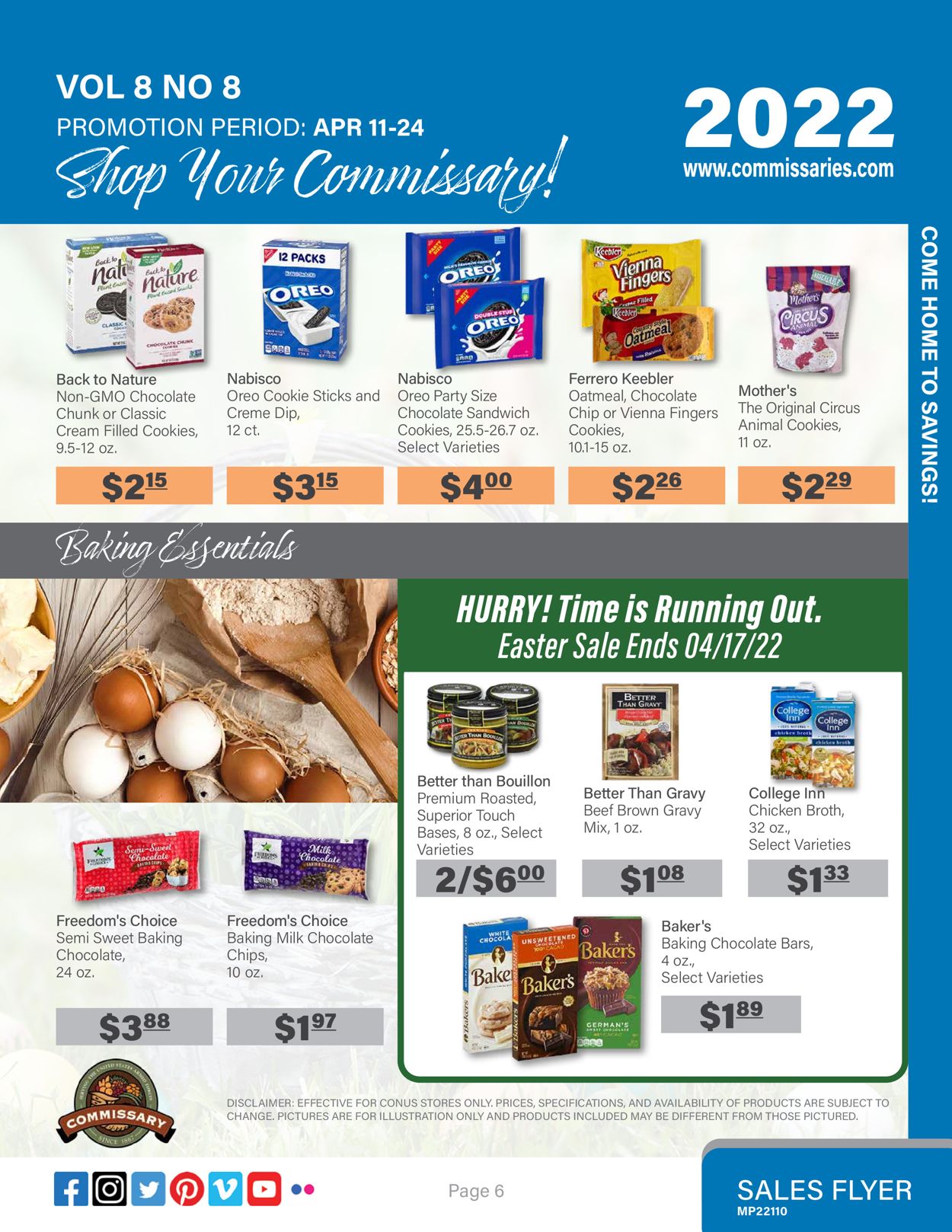 Commissary EASTER 2022 Weekly Ad Circular - valid 04/11-04/24/2022 (Page 6)