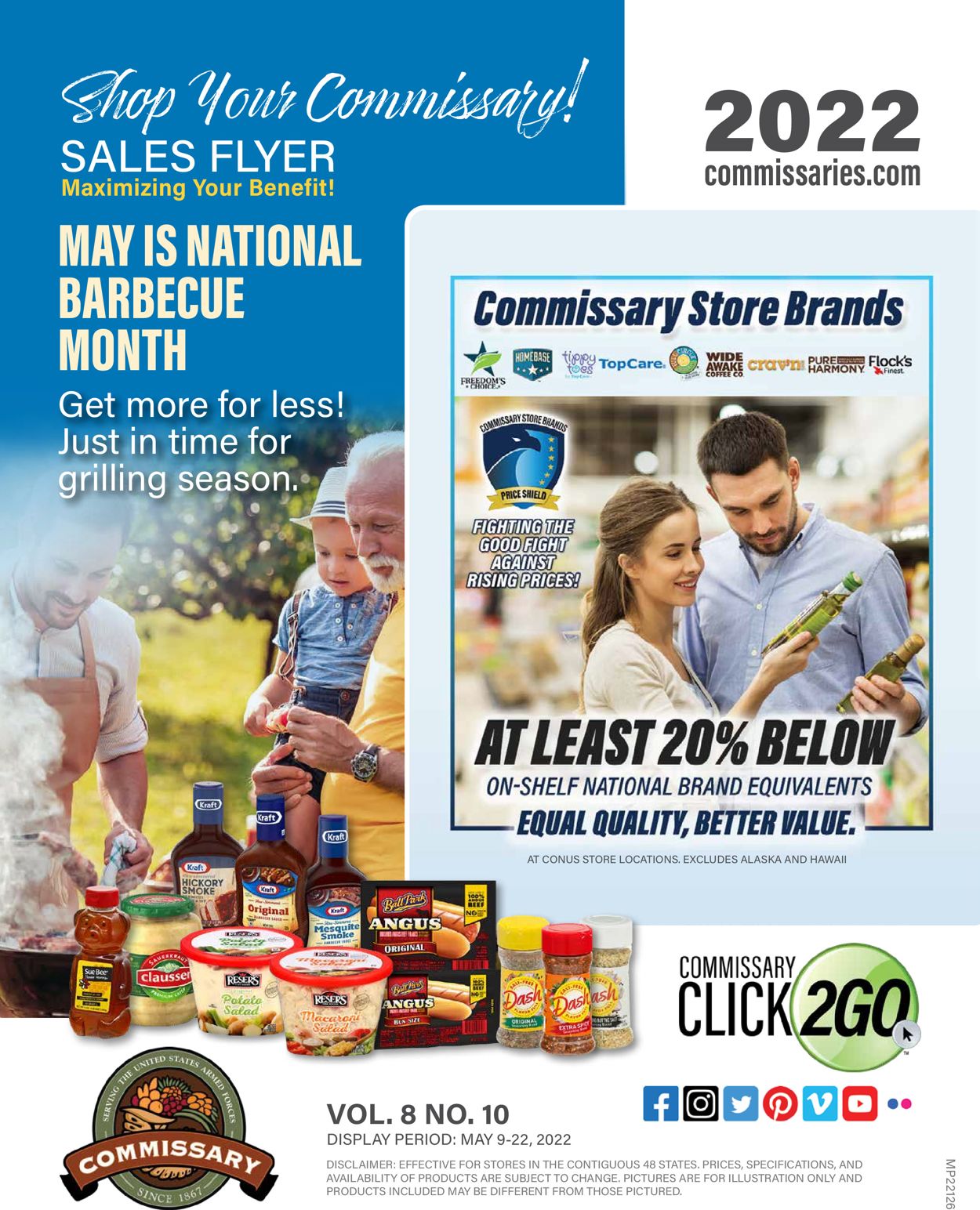 Commissary Weekly Ad Circular - valid 05/09-05/22/2022