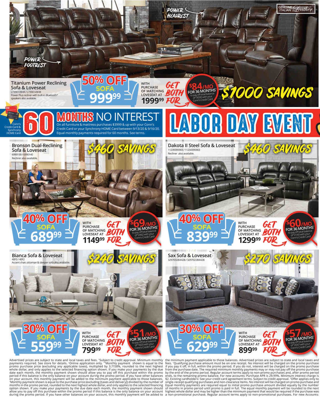 Conn's Home Plus Weekly Ad Circular - valid 09/13-09/16/2020 (Page 2)