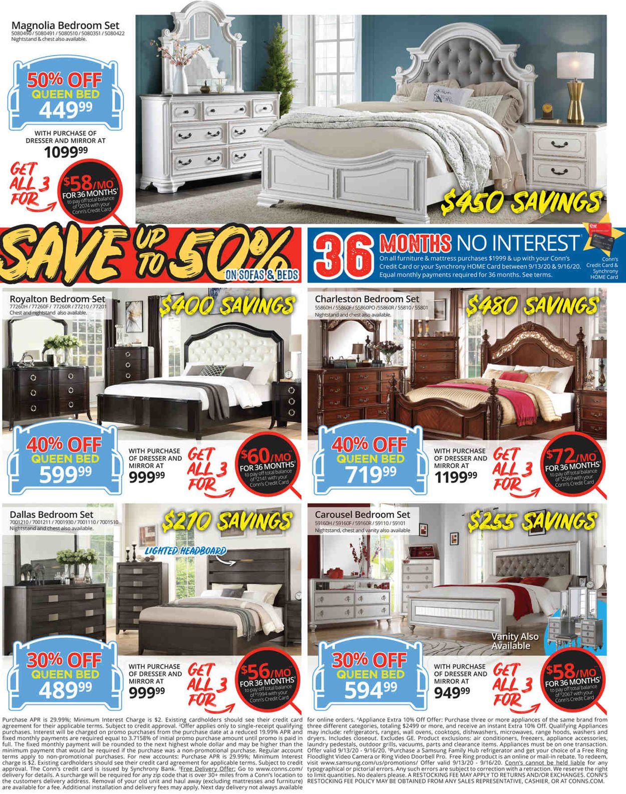 Conn's Home Plus Weekly Ad Circular - valid 09/13-09/16/2020 (Page 3)