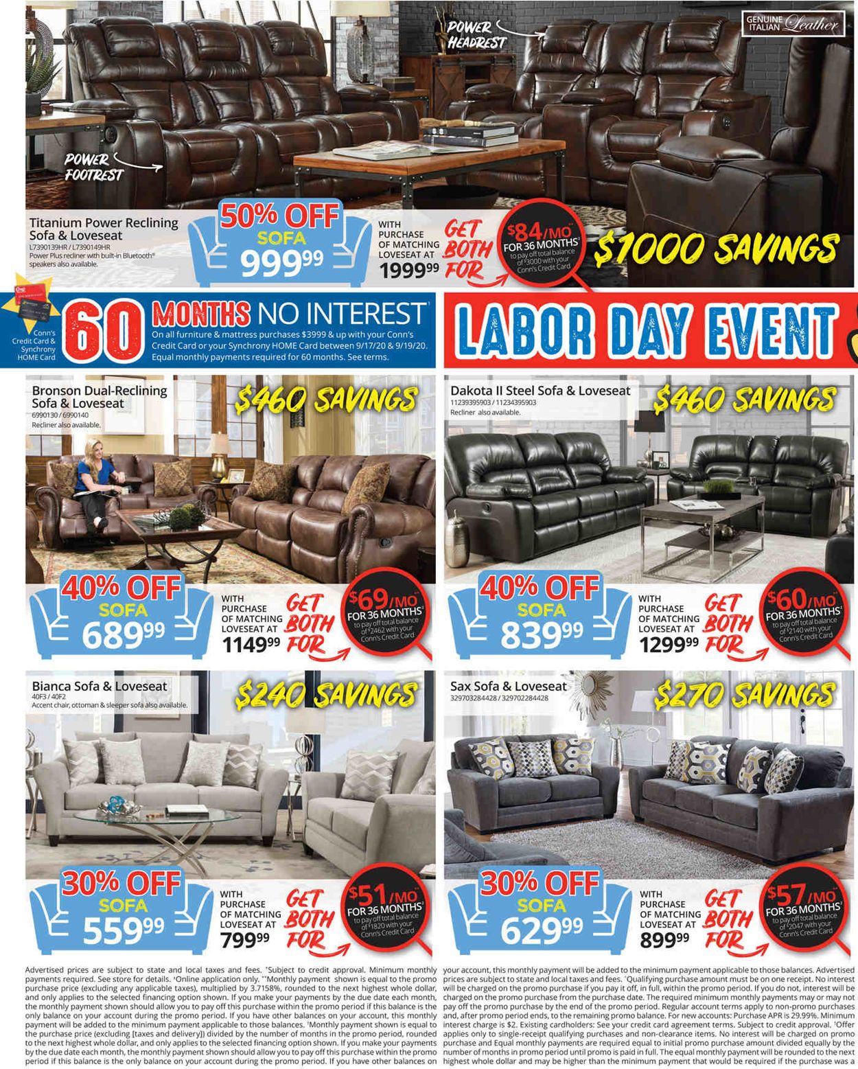 Conn's Home Plus Weekly Ad Circular - valid 09/17-09/19/2020 (Page 2)