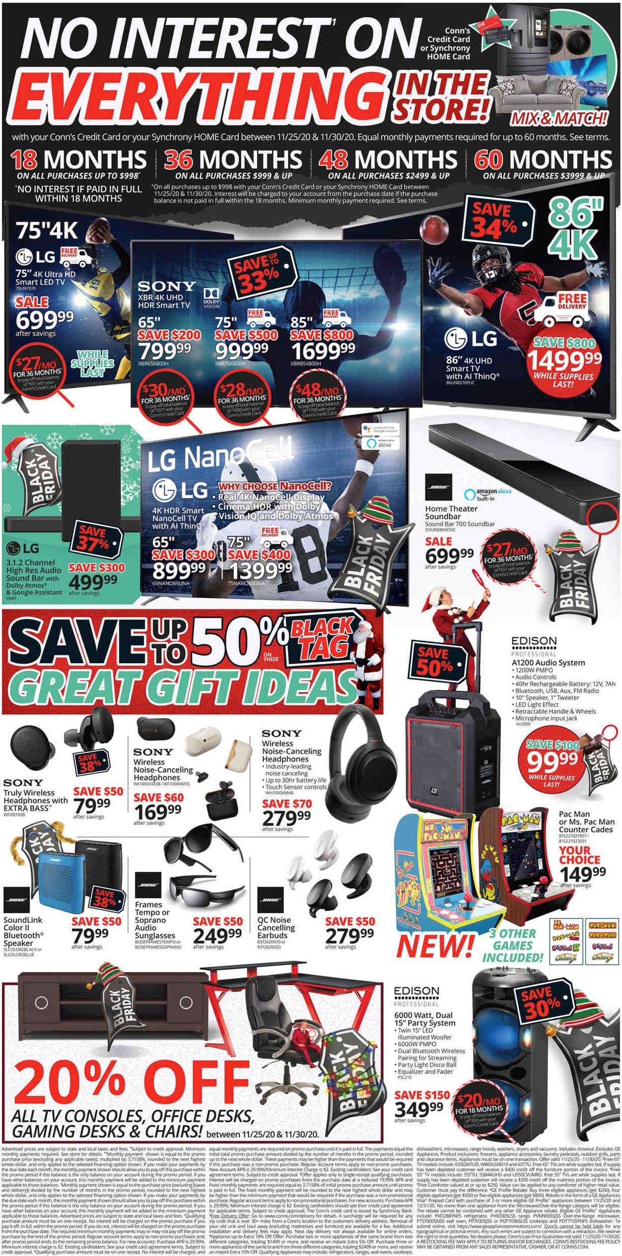 Conn's Home Plus Black Friday 2020 Weekly Ad Circular - valid 11/25-11/30/2020 (Page 3)