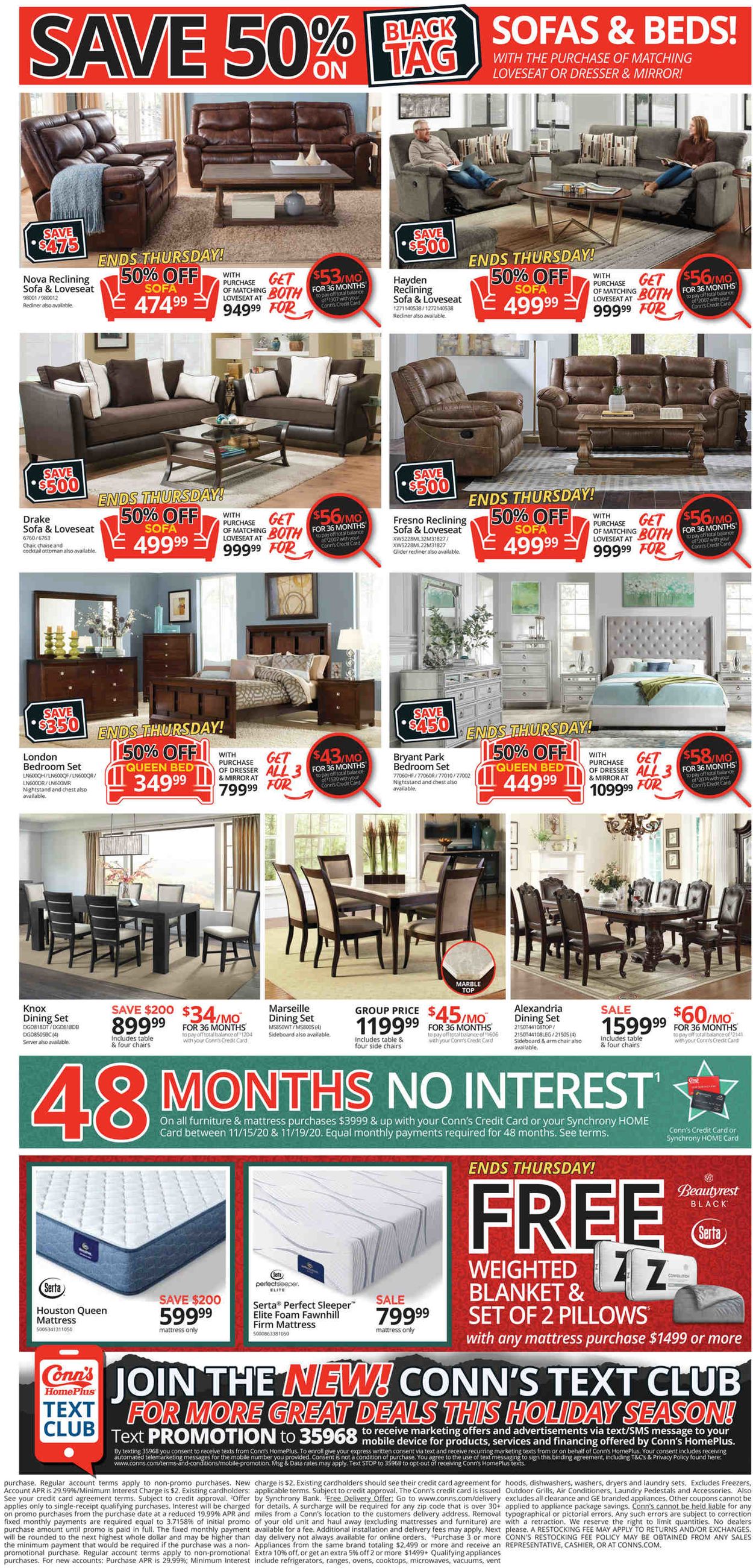 Conn's Home Plus Black Friday 2020 Weekly Ad Circular - valid 11/15-11/19/2020 (Page 3)