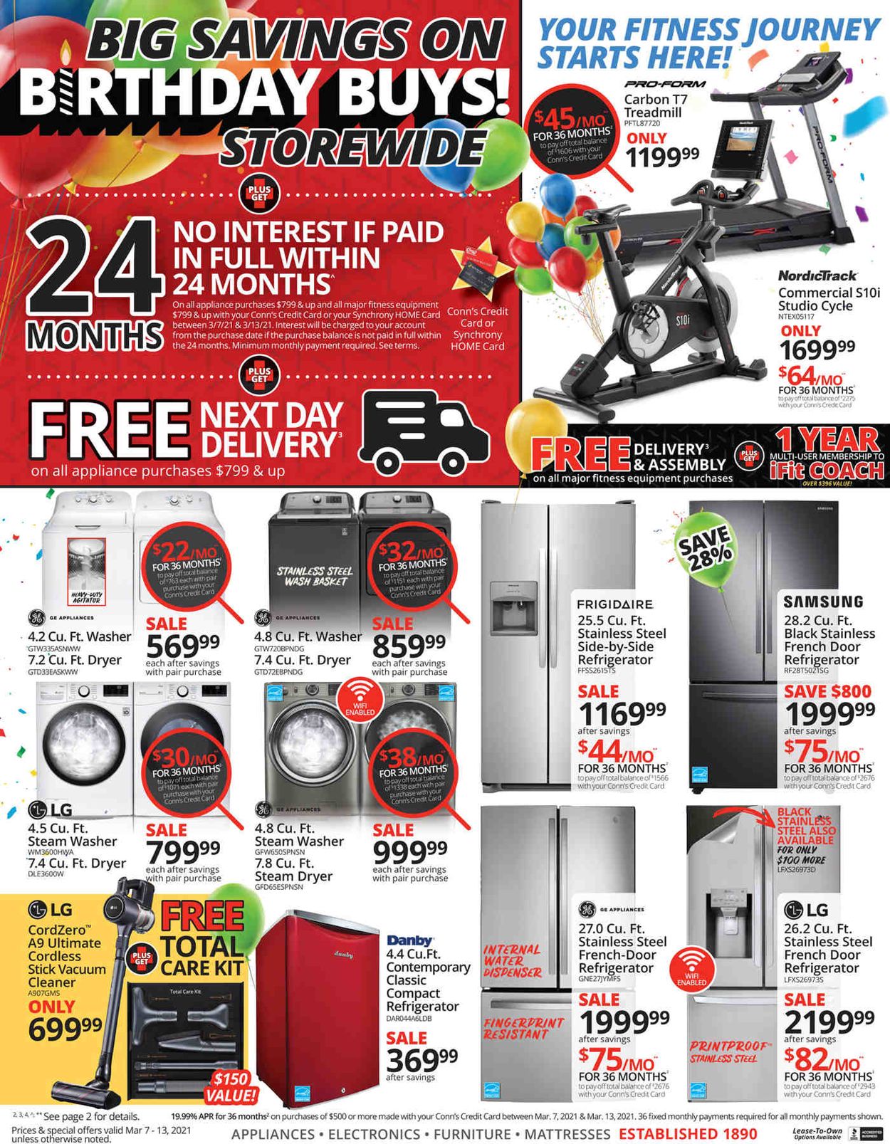 Conn's Home Plus Weekly Ad Circular - valid 03/07-03/13/2021 (Page 4)