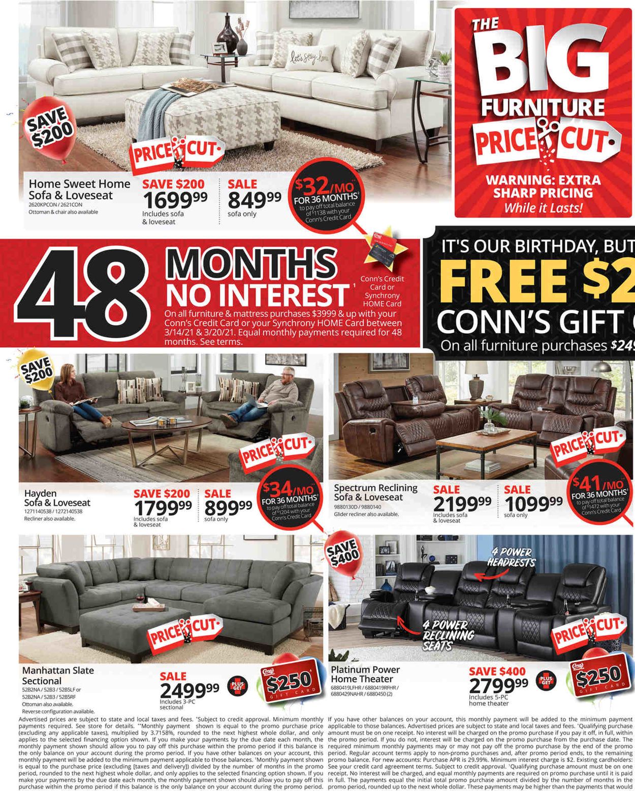 Conn's Home Plus Weekly Ad Circular - valid 03/14-03/20/2021 (Page 2)