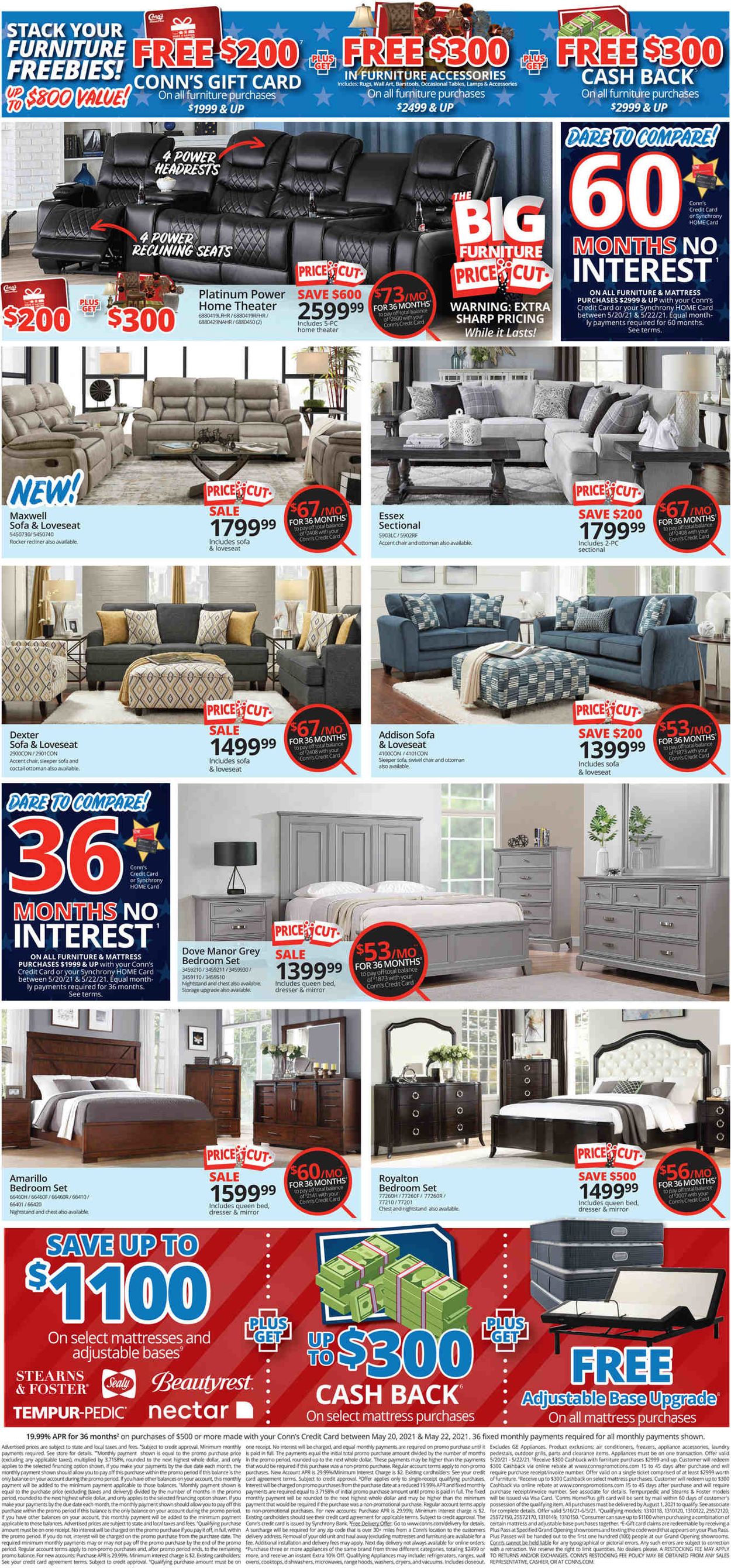 Conn's Home Plus Weekly Ad Circular - valid 05/20-05/22/2021 (Page 2)