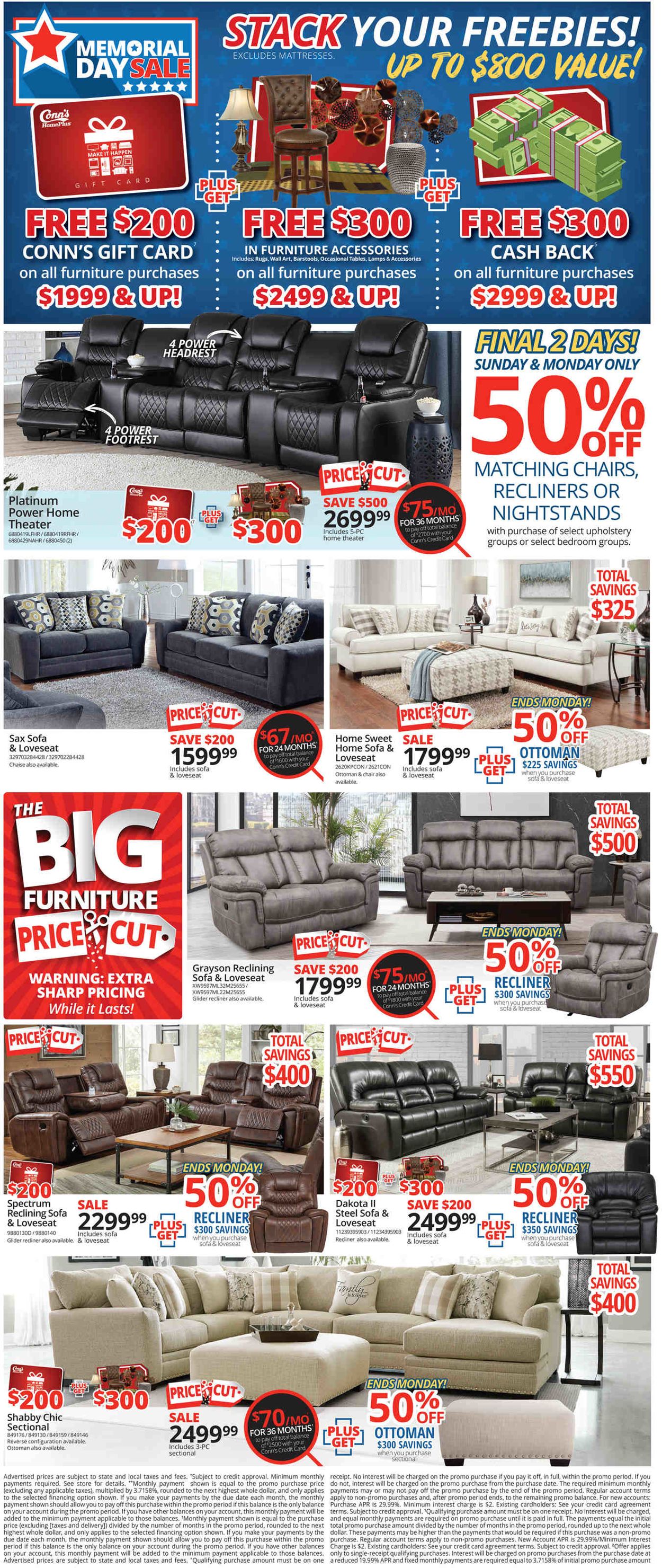Conn's Home Plus Weekly Ad Circular - valid 05/30-06/05/2021 (Page 2)