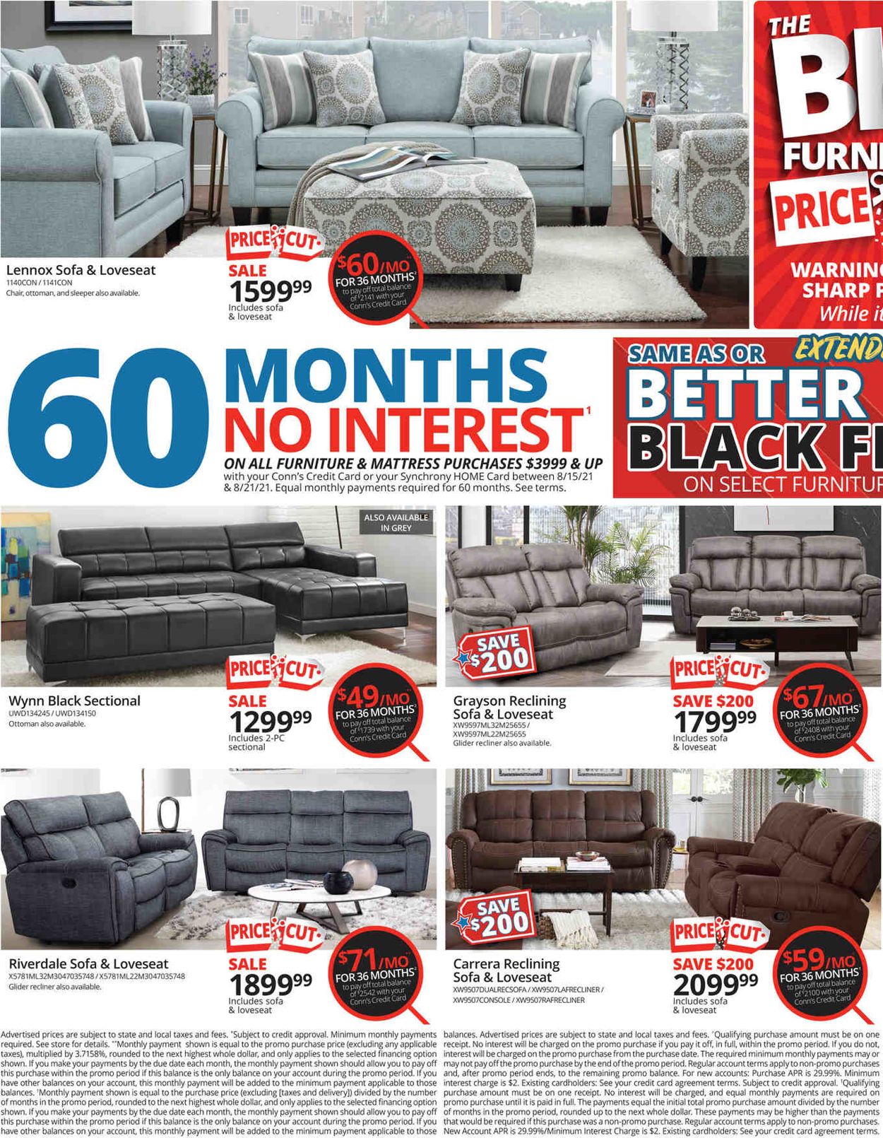 Conn's Home Plus Weekly Ad Circular - valid 08/15-08/21/2021 (Page 2)
