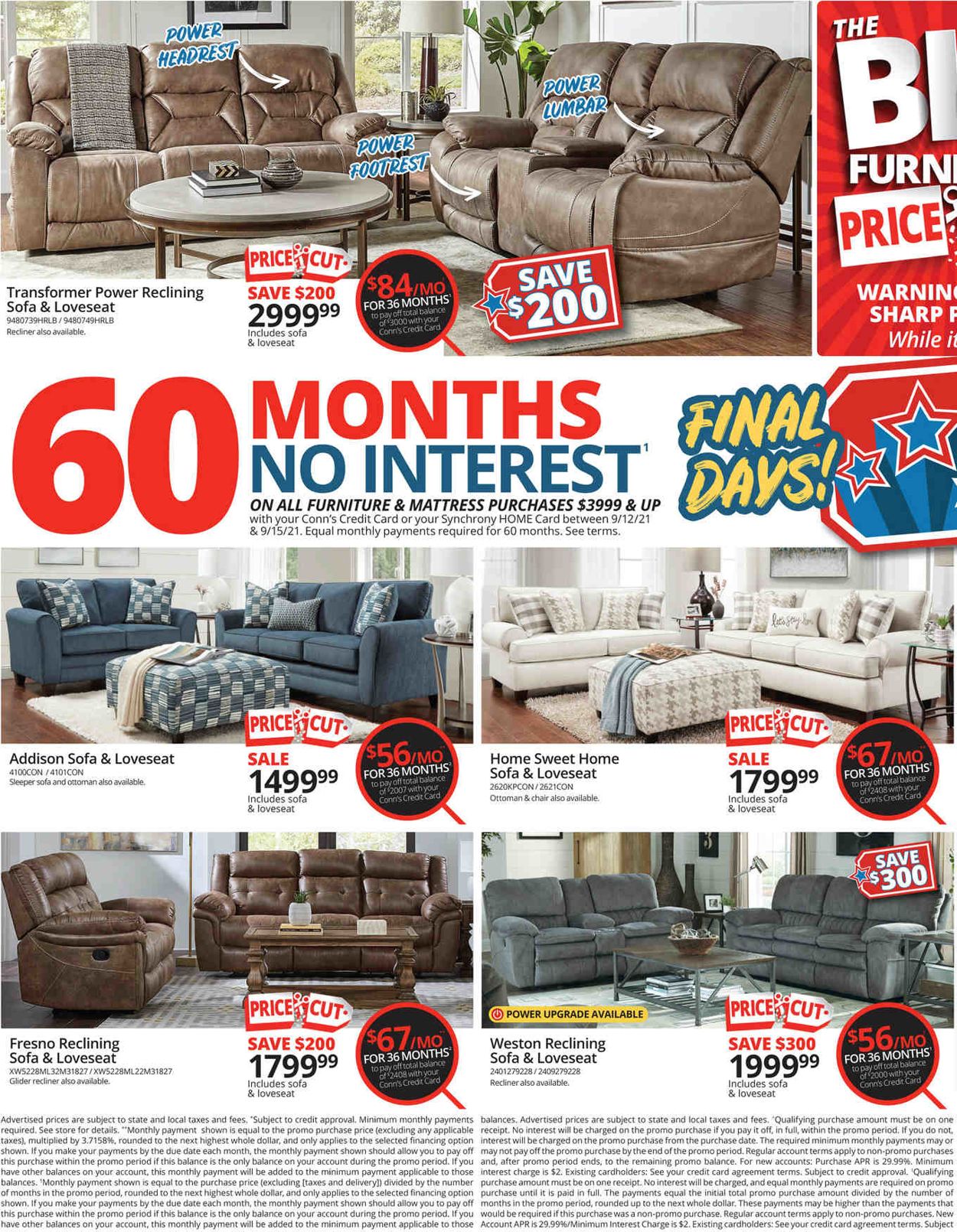 Conn's Home Plus Weekly Ad Circular - valid 09/12-09/15/2021 (Page 2)