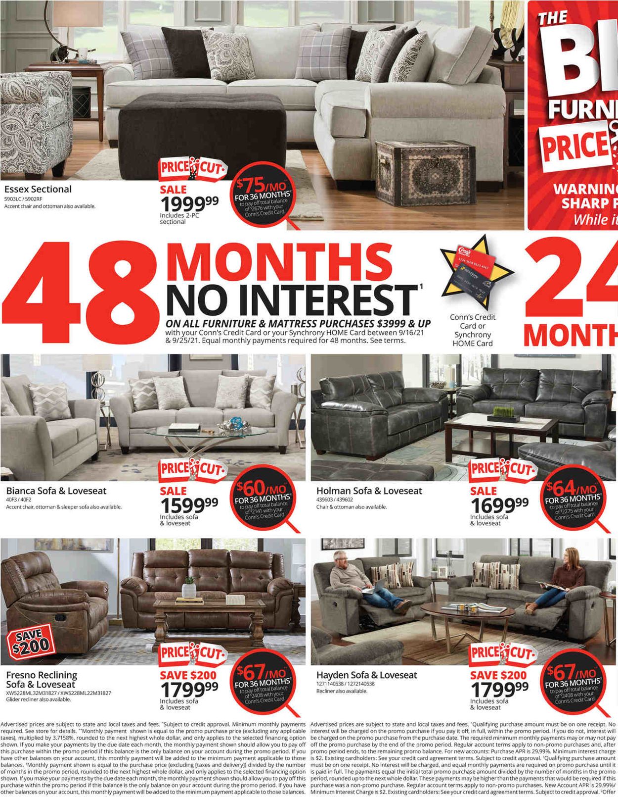 Conn's Home Plus Weekly Ad Circular - valid 09/16-09/25/2021 (Page 2)