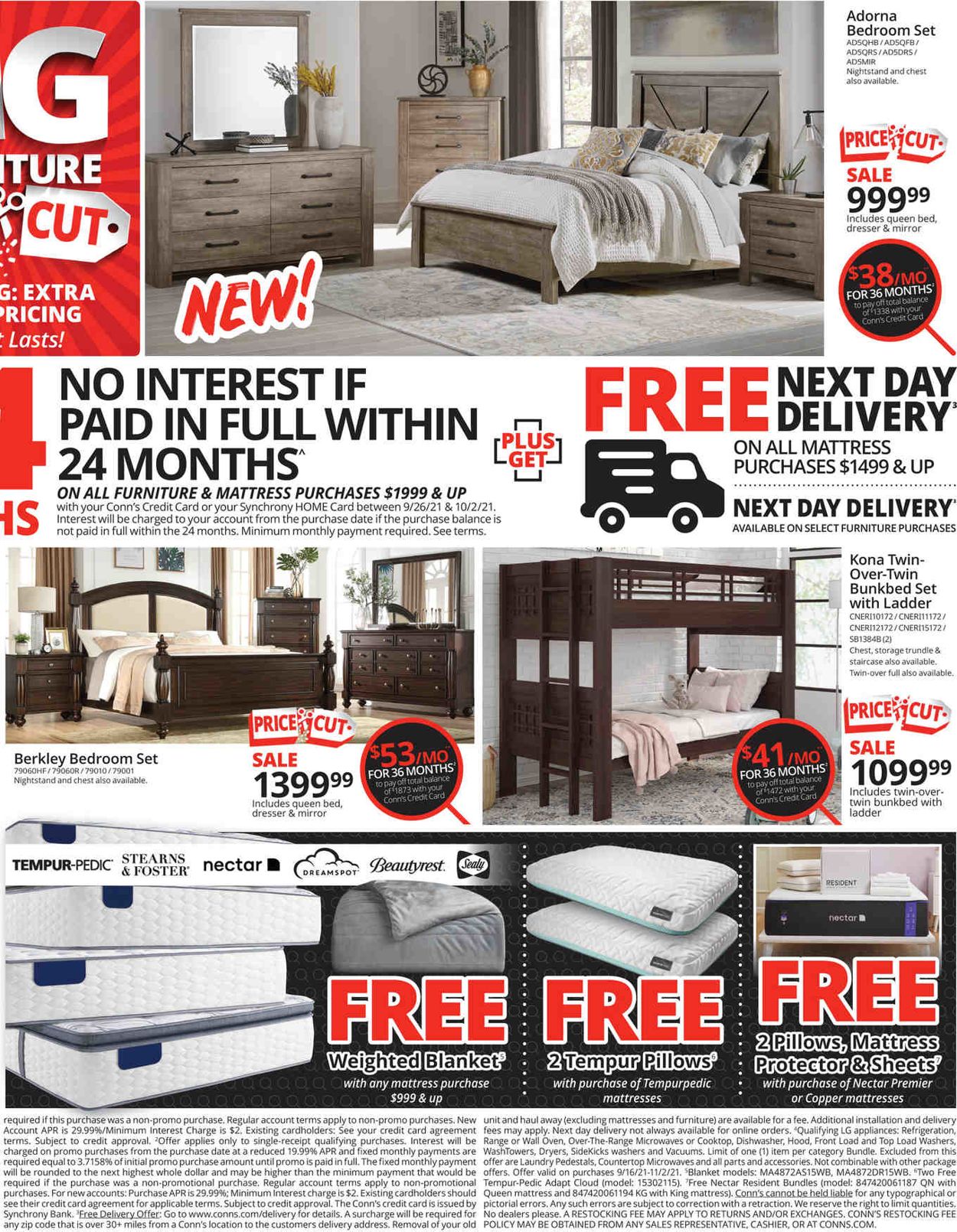 Conn's Home Plus Weekly Ad Circular - valid 09/26-10/02/2021 (Page 3)
