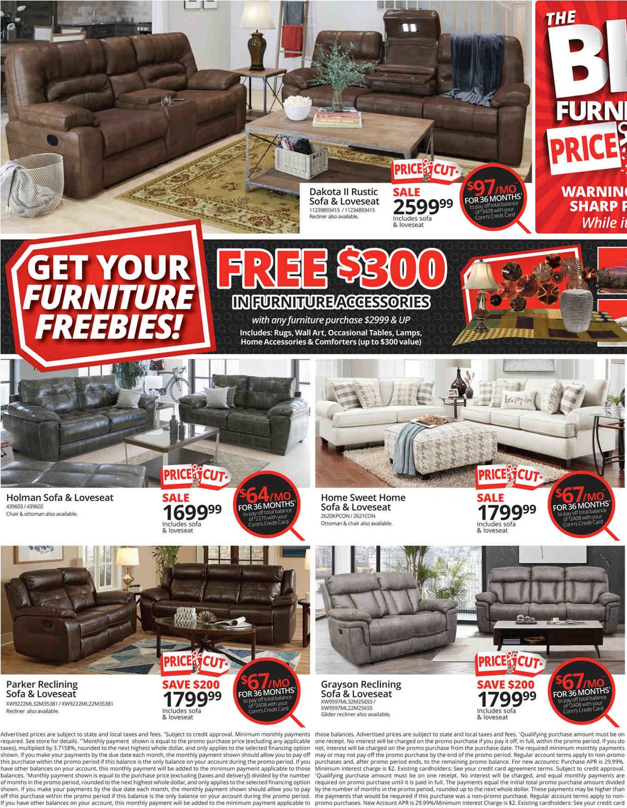 Conn's Home Plus Weekly Ad Circular - valid 10/03-10/09/2021 (Page 2)