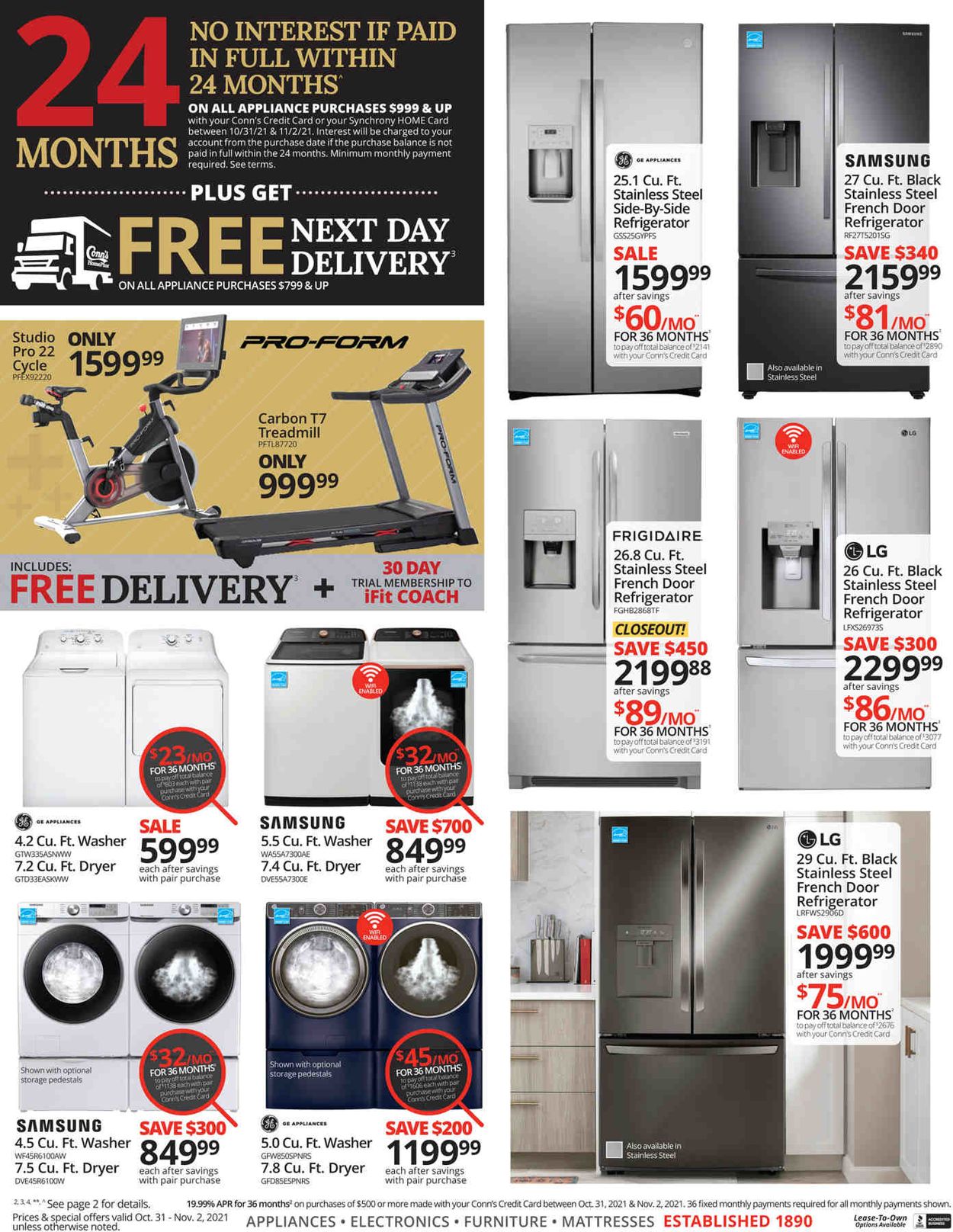 Conn's Home Plus BLACK FRIDAY 2021 Weekly Ad Circular - valid 10/31-11/02/2021 (Page 4)