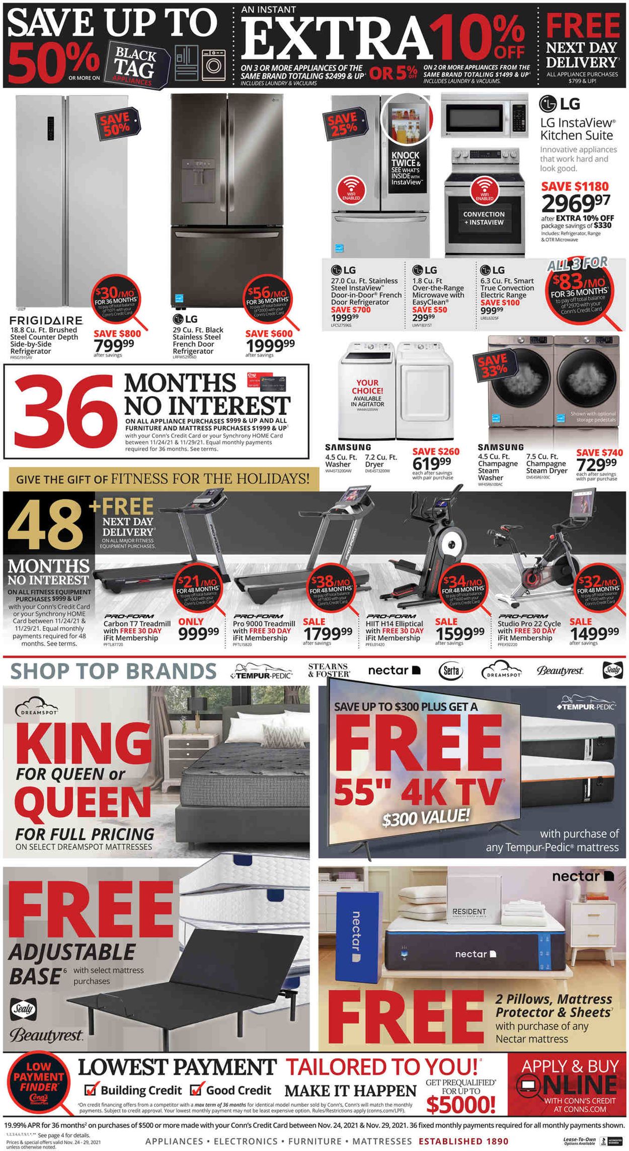 Conn's Home Plus BLACK FRIDAY WEEKEND  2021 Weekly Ad Circular - valid 11/24-11/29/2021 (Page 8)
