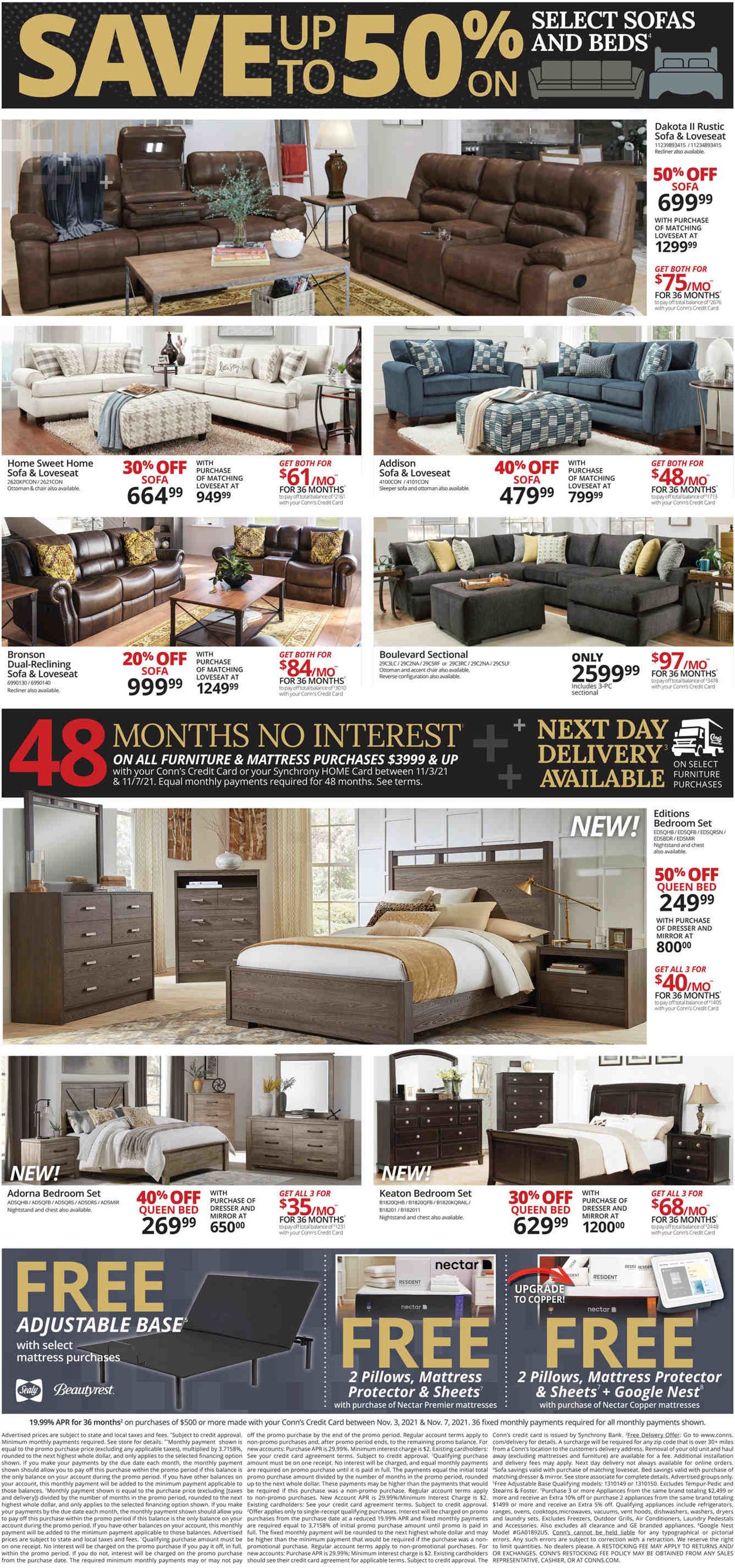 Conn's Home Plus BLACK FRIDAY 2021 Weekly Ad Circular - valid 11/03-11/07/2021 (Page 2)