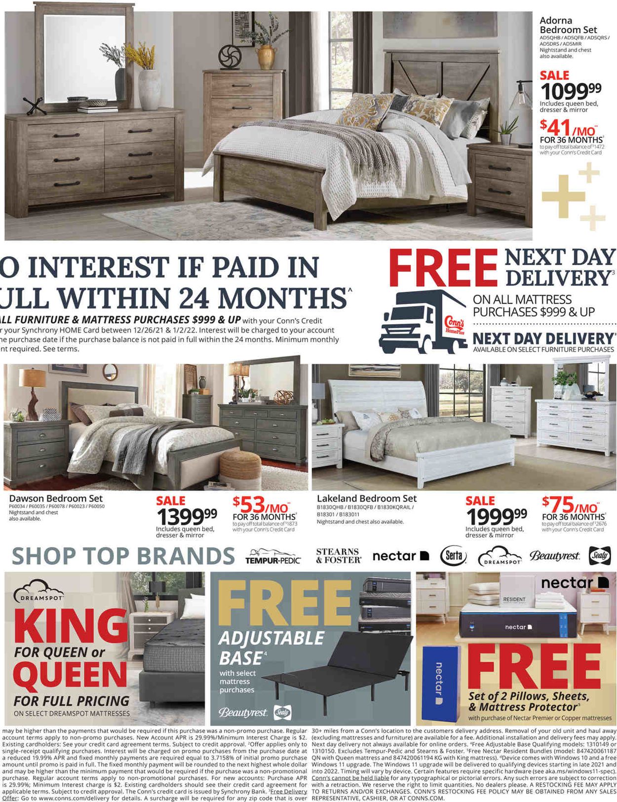 Conn's Home Plus Weekly Ad Circular - valid 12/26-01/02/2022 (Page 3)