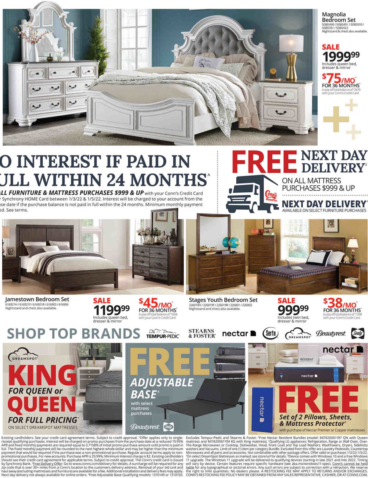 Conn's Home Plus Weekly Ad Circular - valid 01/03-01/05/2022 (Page 3)