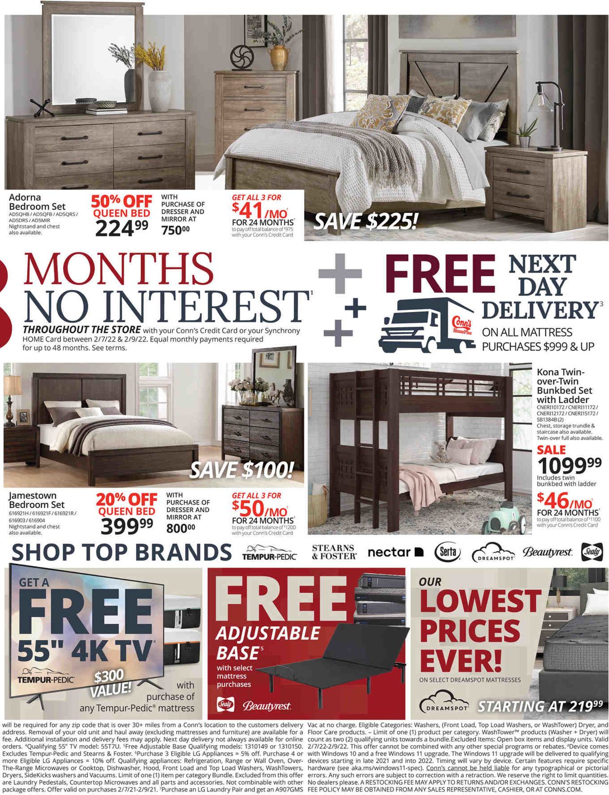 Conn's Home Plus Weekly Ad Circular - valid 02/07-02/09/2022 (Page 3)