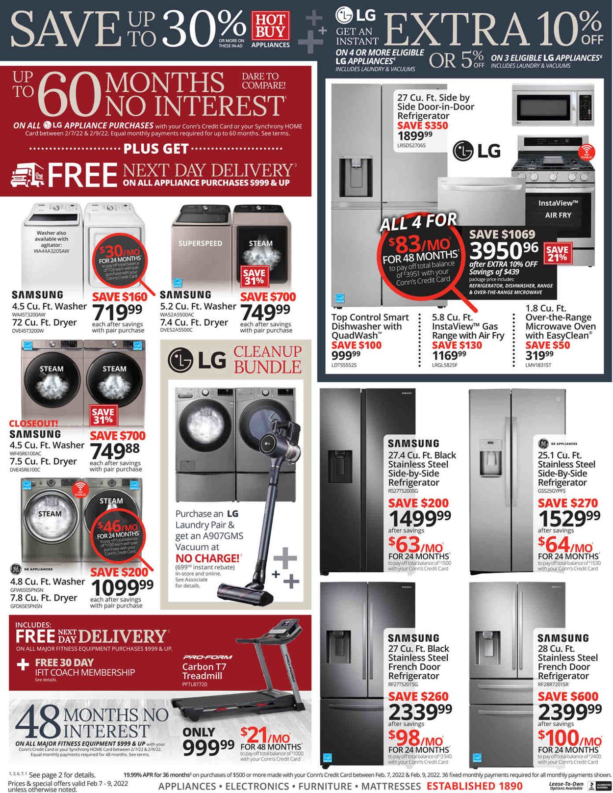 Conn's Home Plus Weekly Ad Circular - valid 02/07-02/09/2022 (Page 4)