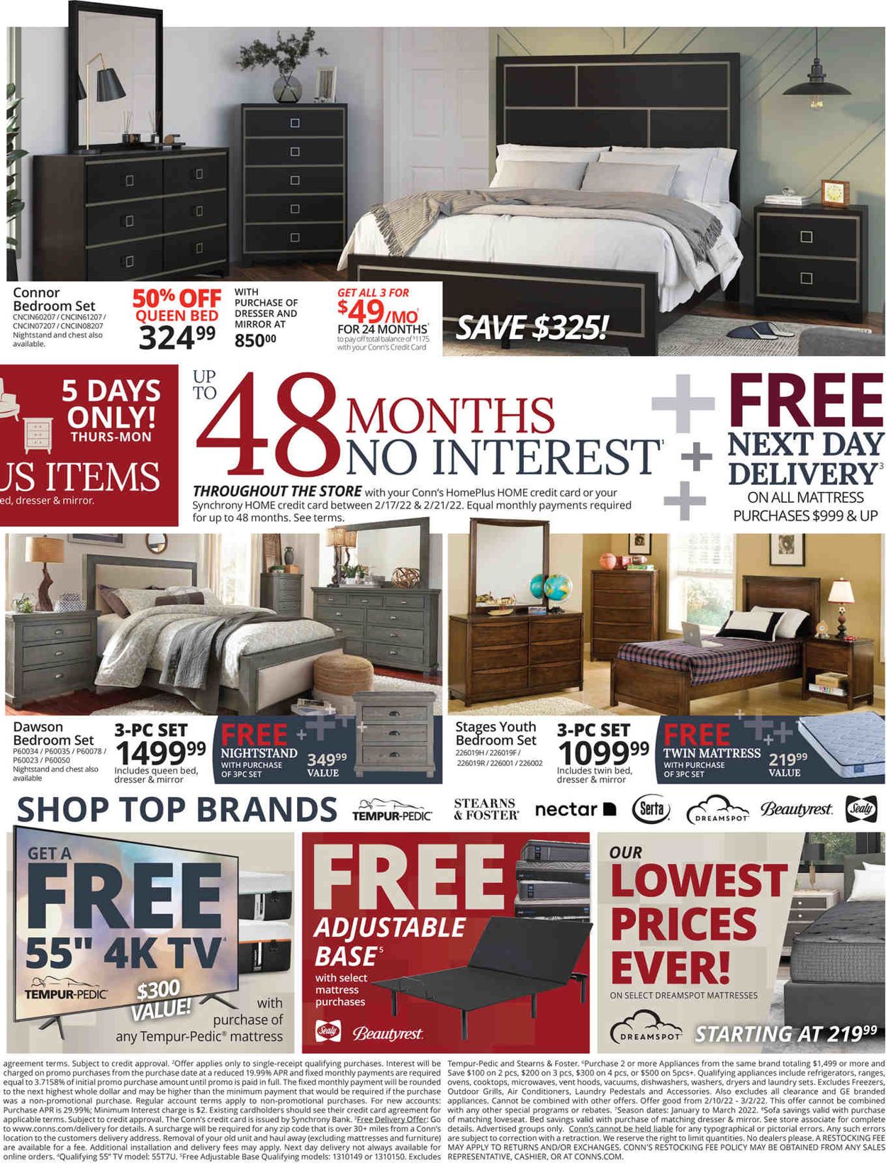 Conn's Home Plus Weekly Ad Circular - valid 02/17-02/21/2022 (Page 3)