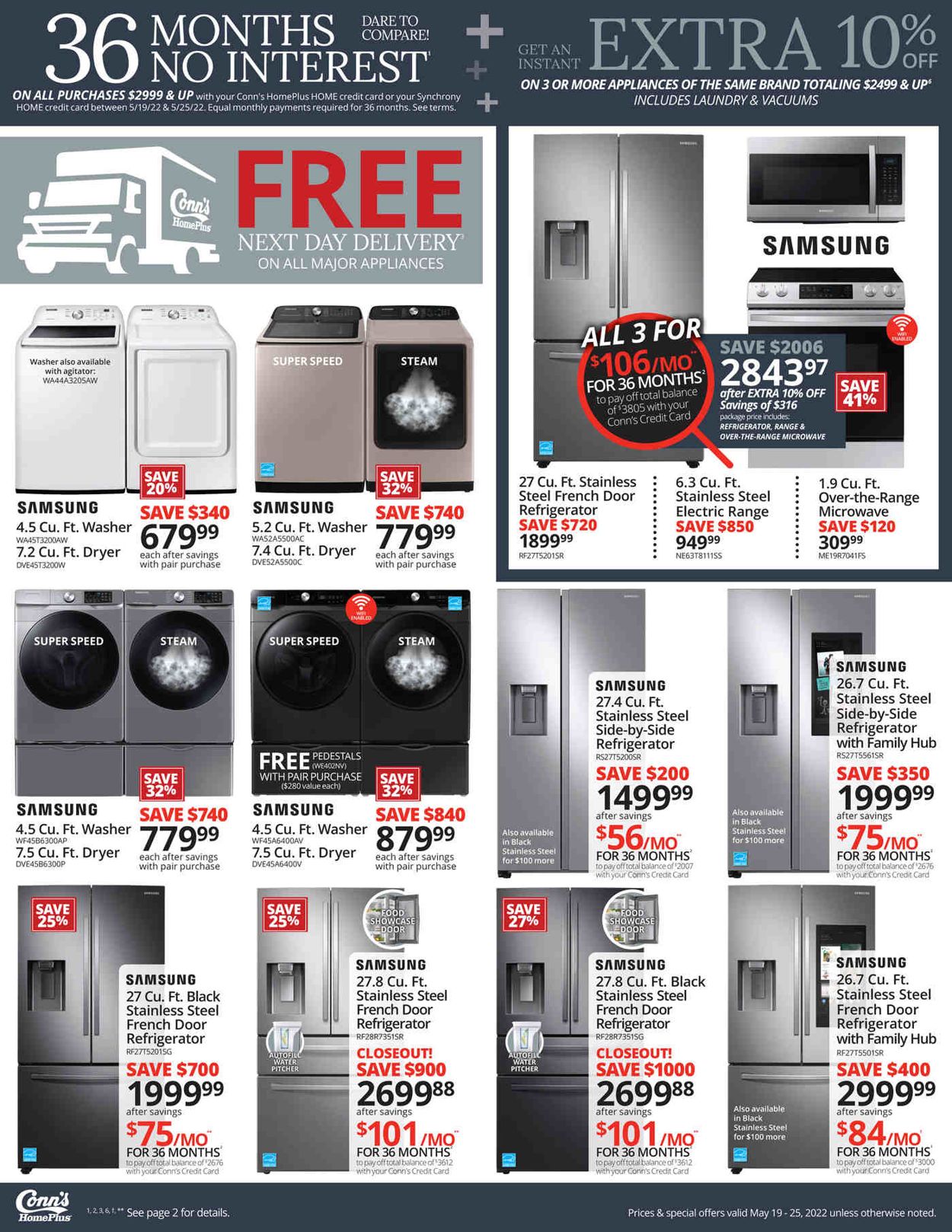Conn's Home Plus Weekly Ad Circular - valid 05/19-05/25/2022 (Page 5)