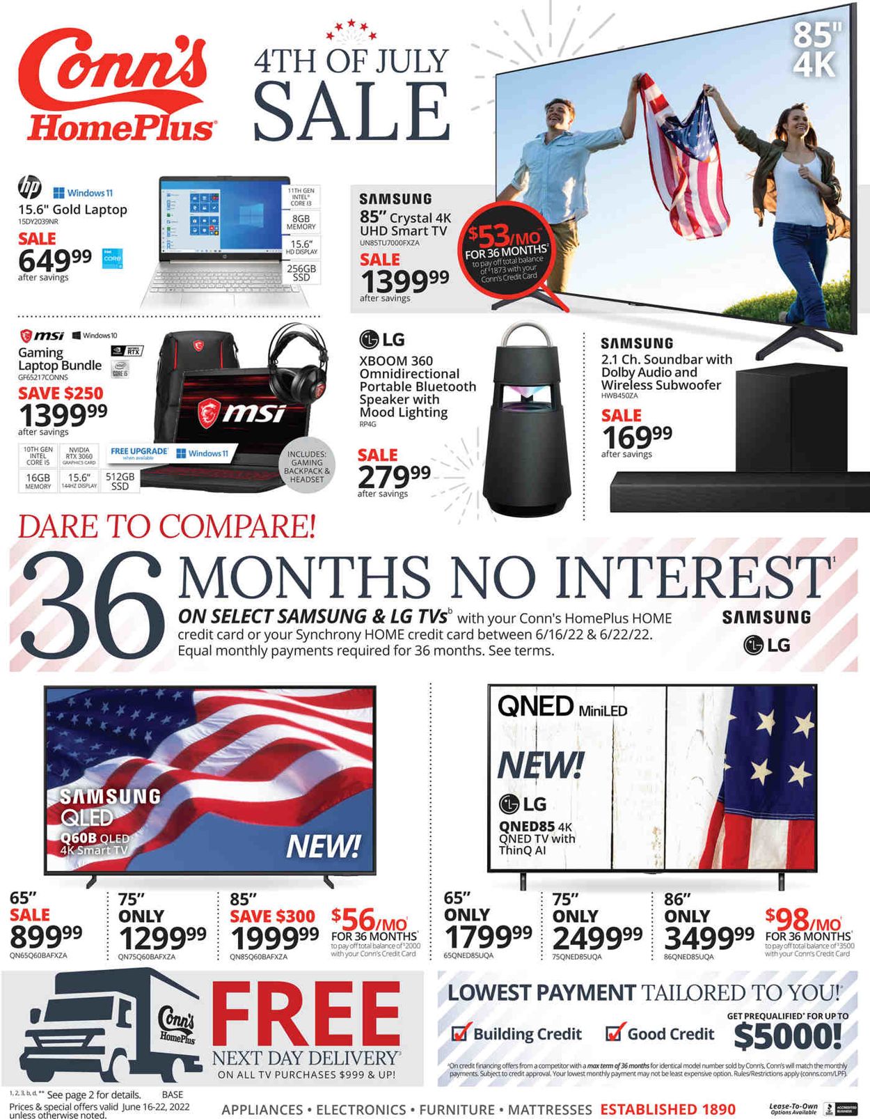 Conn's Home Plus Weekly Ad Circular - valid 06/16-06/22/2022