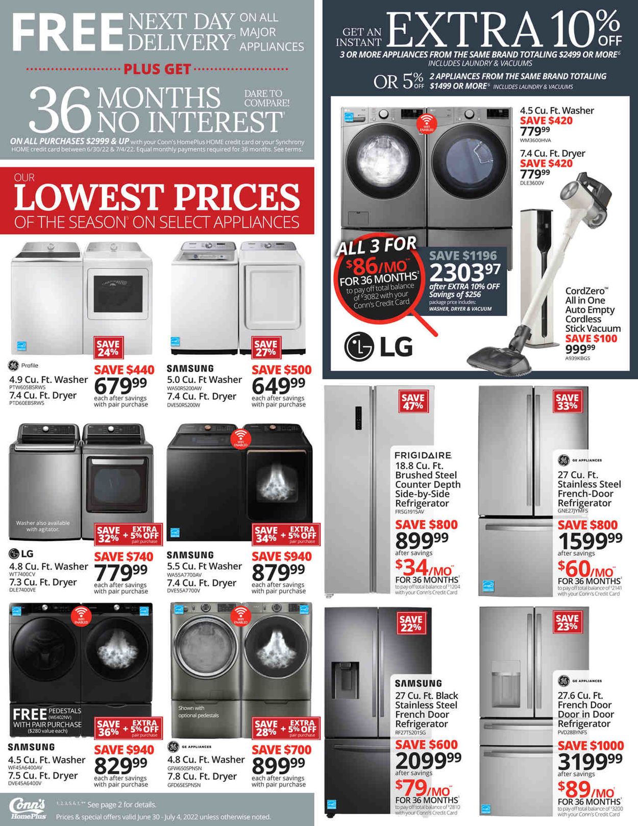 Conn's Home Plus - 4th of July Sale Weekly Ad Circular - valid 06/30-07/04/2022 (Page 6)