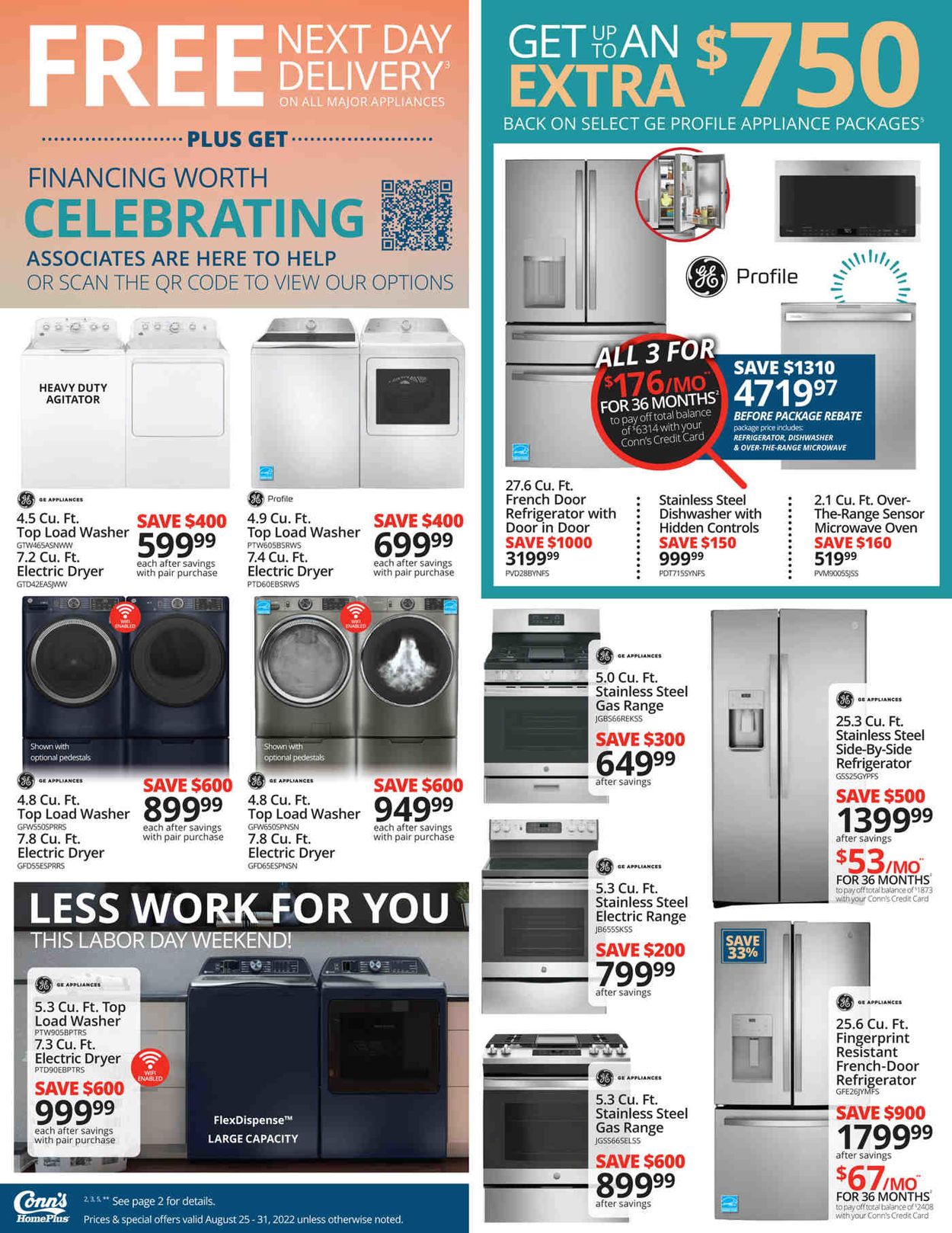 Conn's Home Plus Weekly Ad Circular - valid 08/25-08/31/2022 (Page 6)