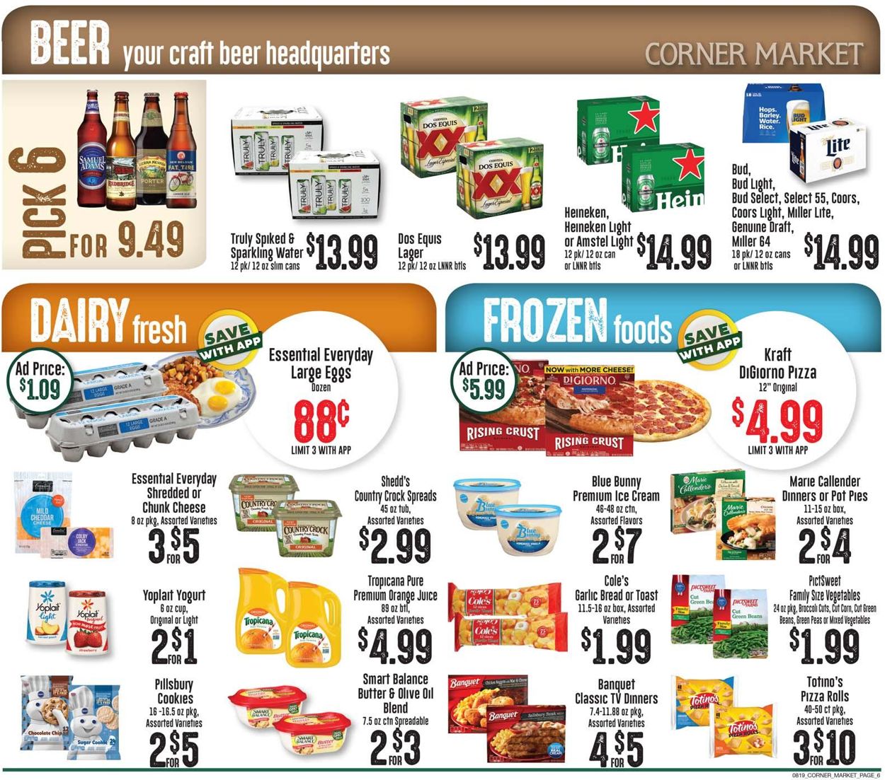 Corner Market Weekly Ad Circular - valid 08/19-08/25/2020 (Page 6)