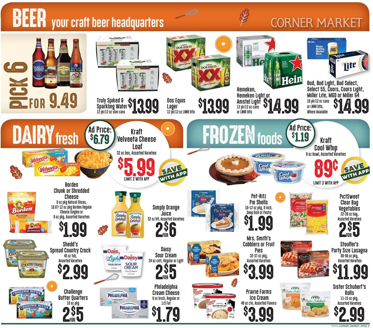 Corner Market Weekly Ad Circular - valid 11/11-11/17/2020 (Page 6)