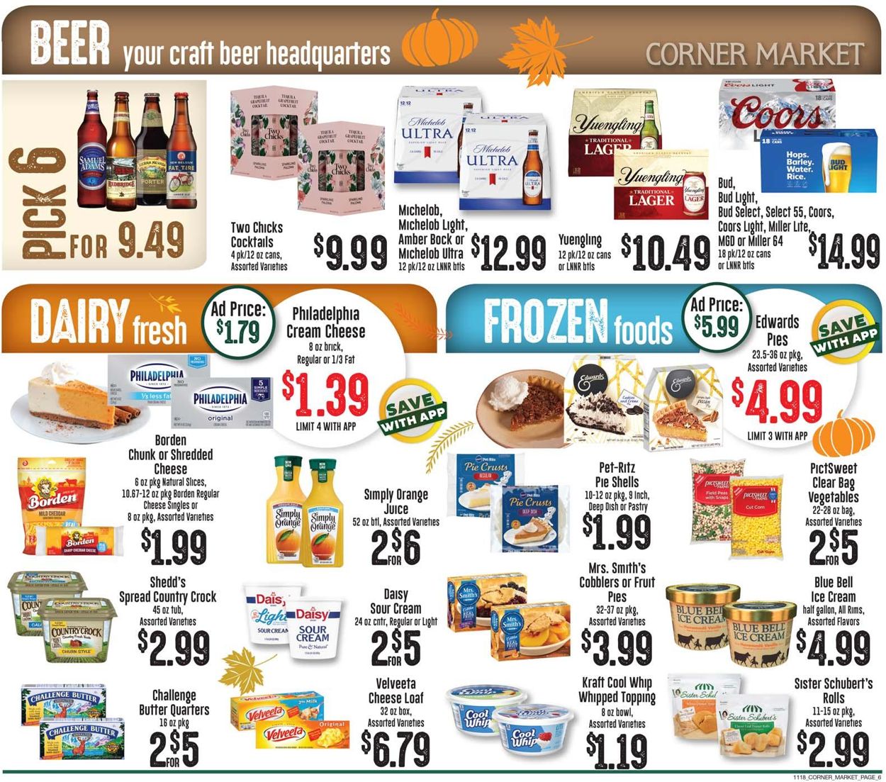 Corner Market Thanksgiving ad 2020 Weekly Ad Circular - valid 11/18-11/26/2020 (Page 6)