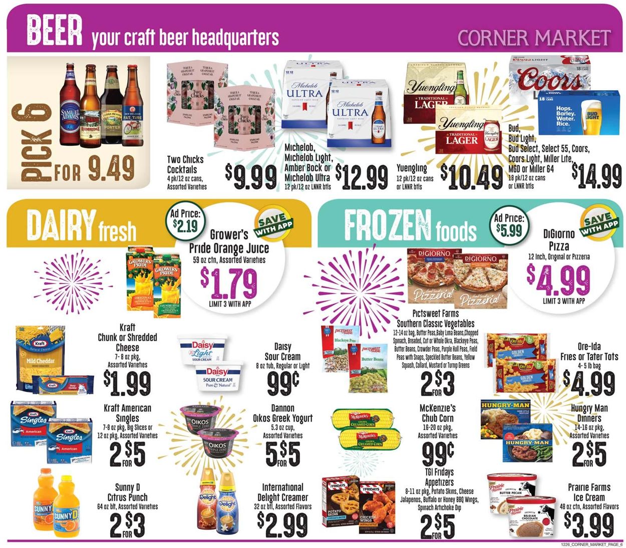 Corner Market Weekly Ad Circular - valid 12/26-01/01/2021 (Page 6)