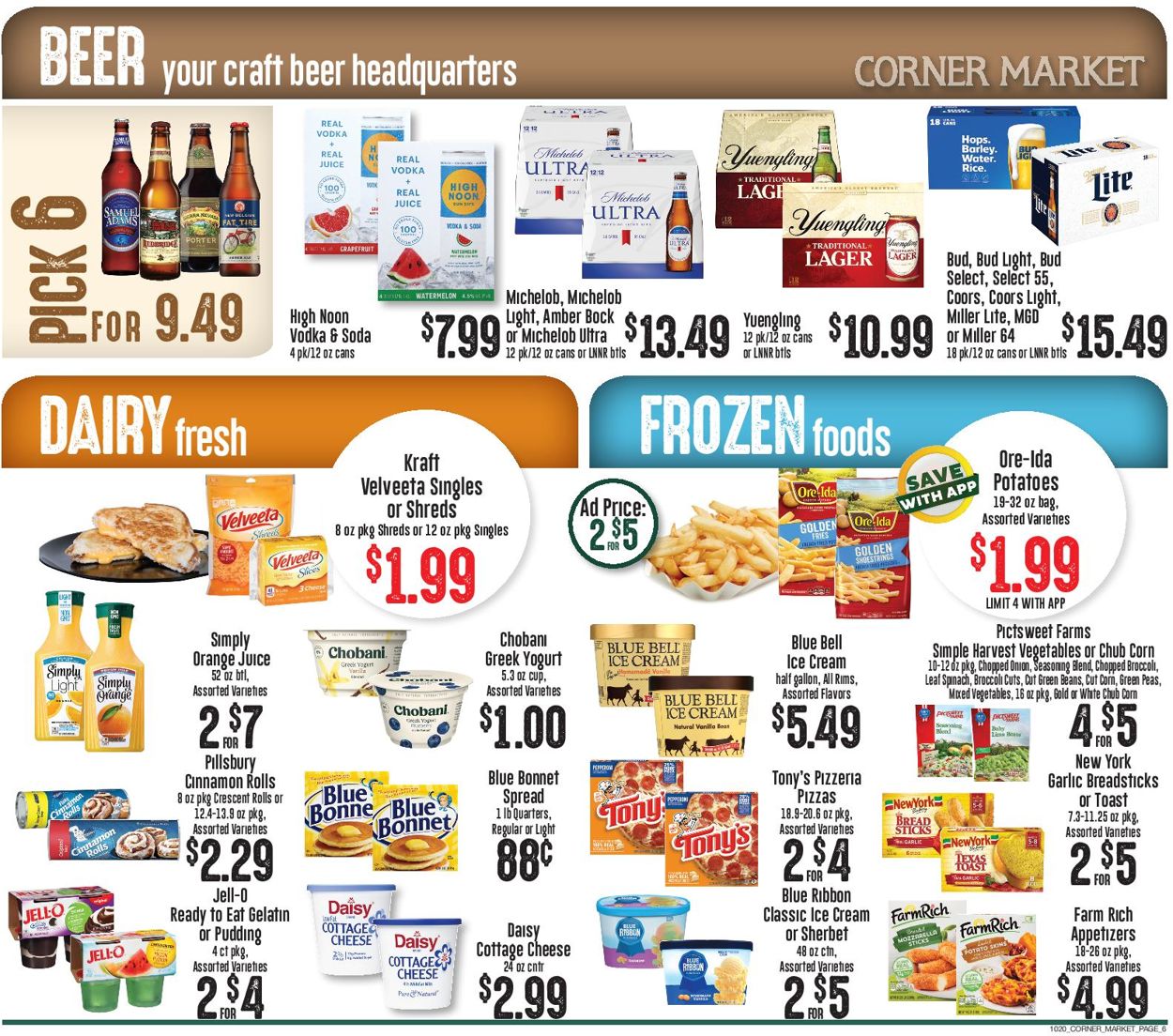 Corner Market Weekly Ad Circular - valid 10/20-10/26/2021 (Page 6)